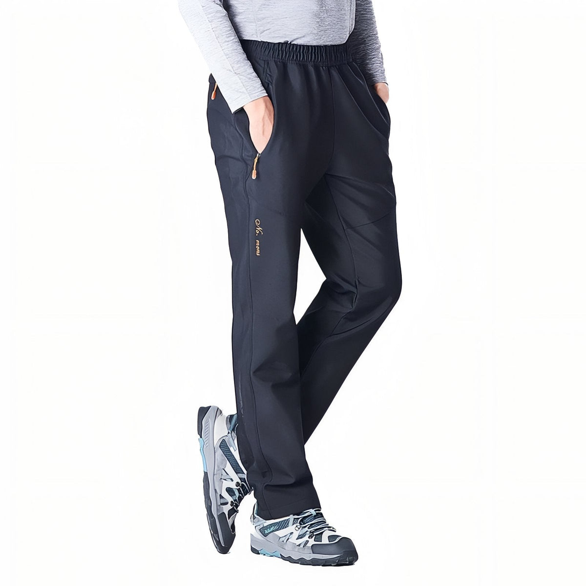 Pantalon Randonnée Taille Élastique homme - noir