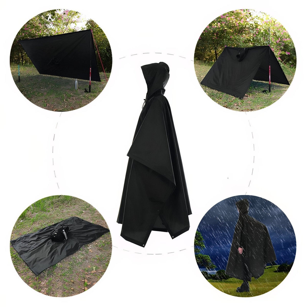 Poncho Imperméable de Randonnée — photo 7