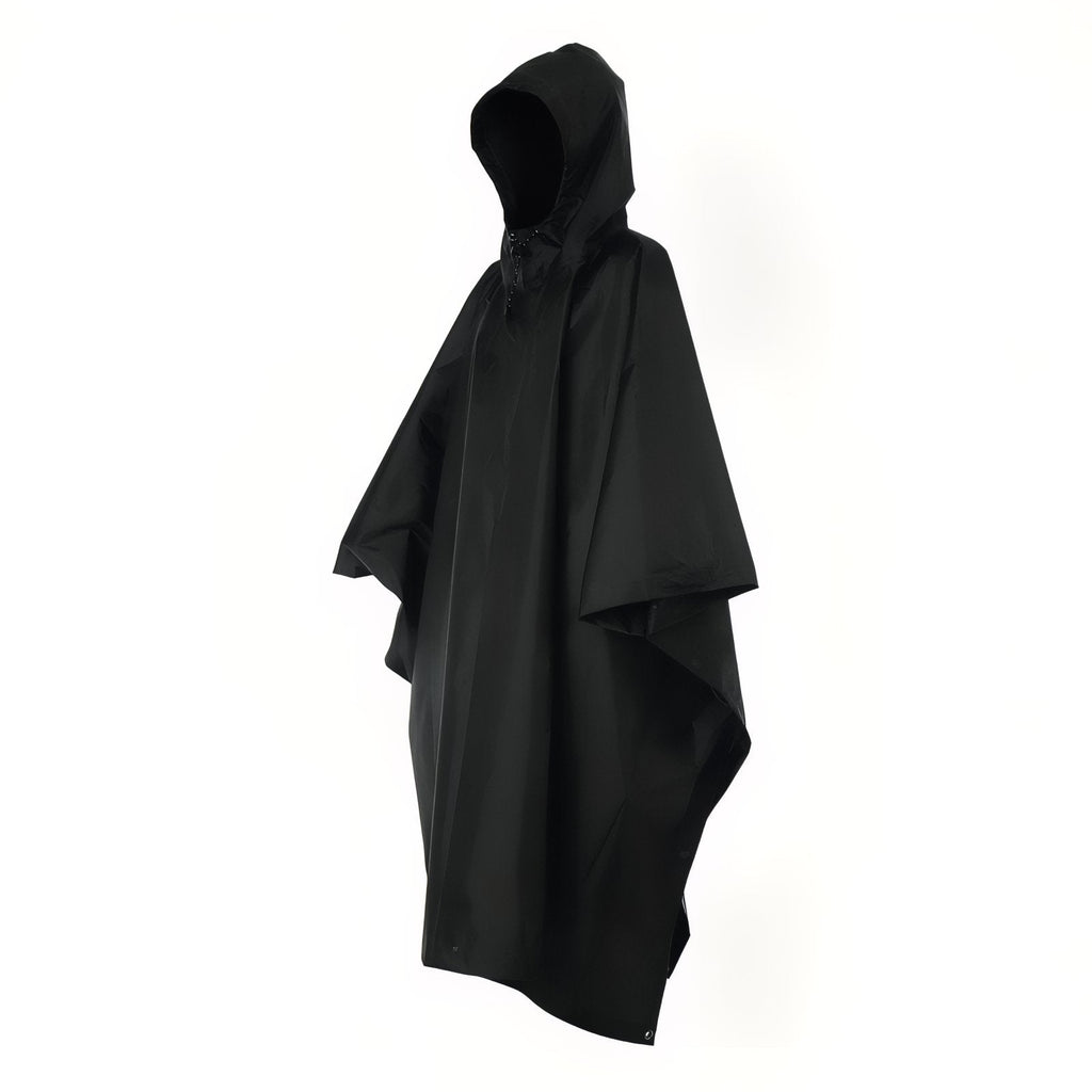Poncho Imperméable de Randonnée noir