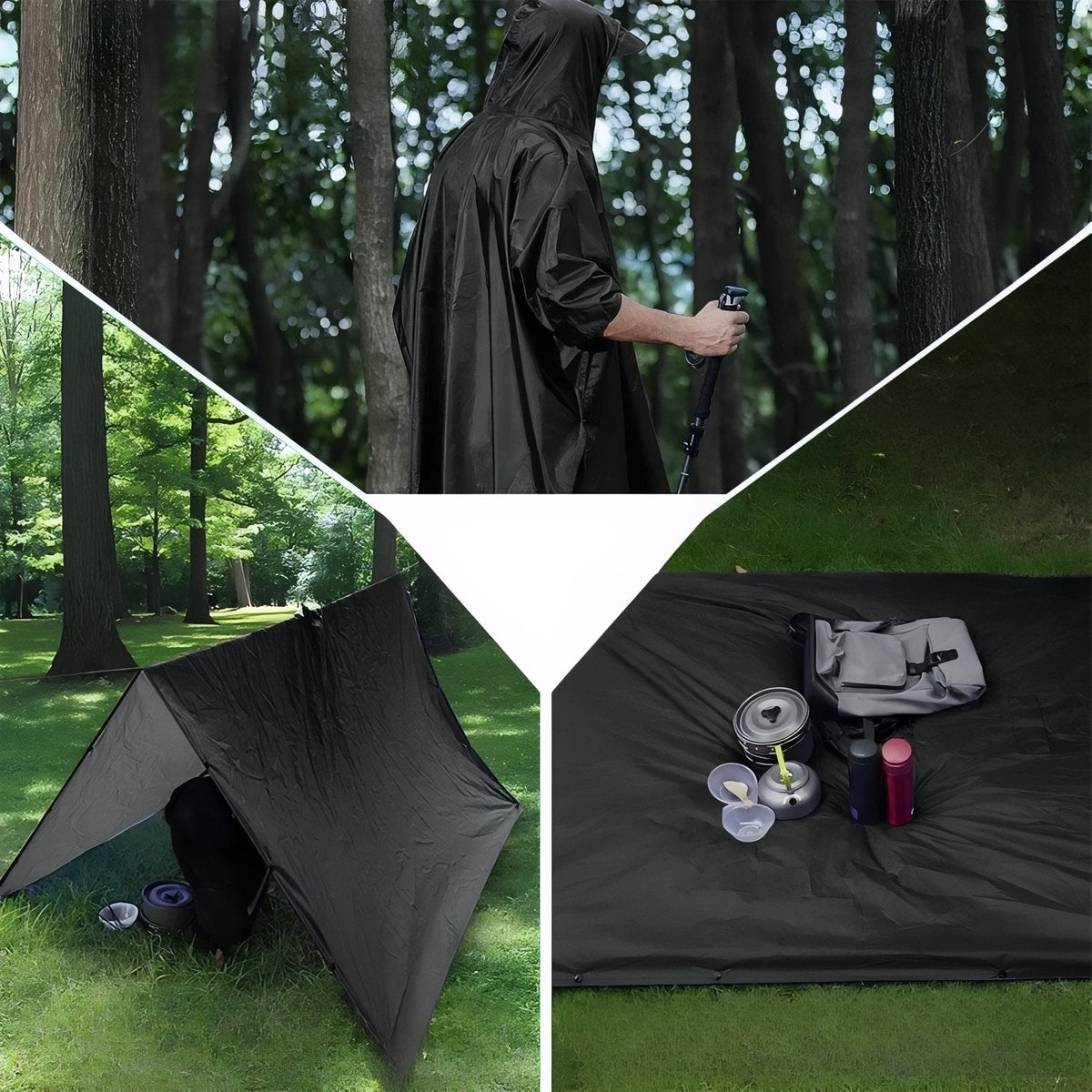 Poncho Pluie Randonnée — photo 4