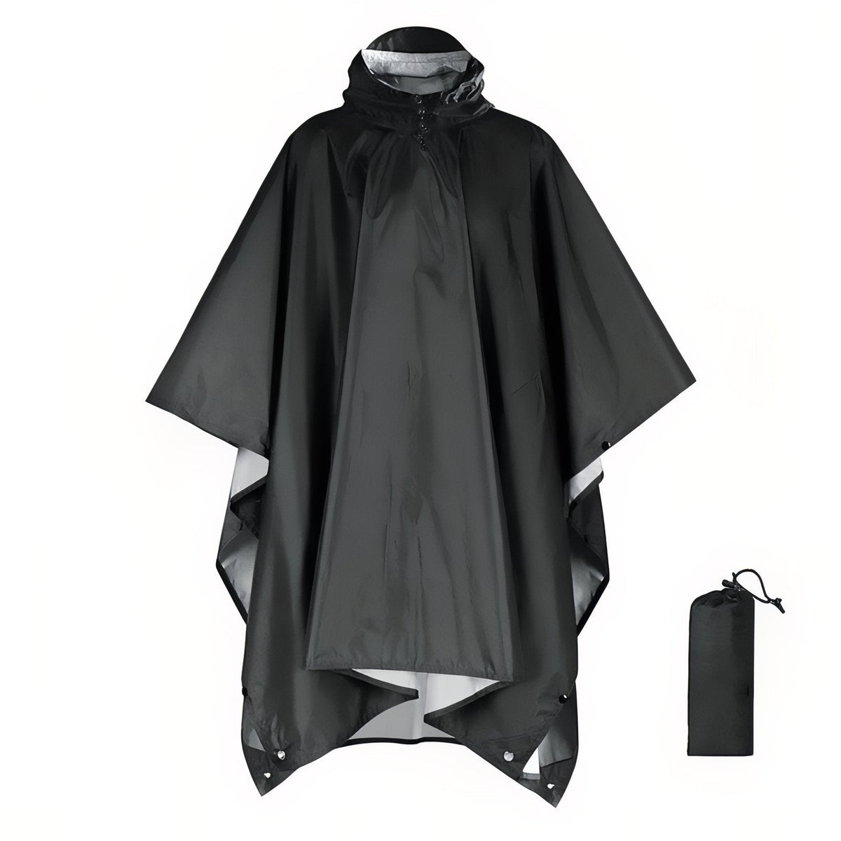 Poncho Pluie Randonnée noir