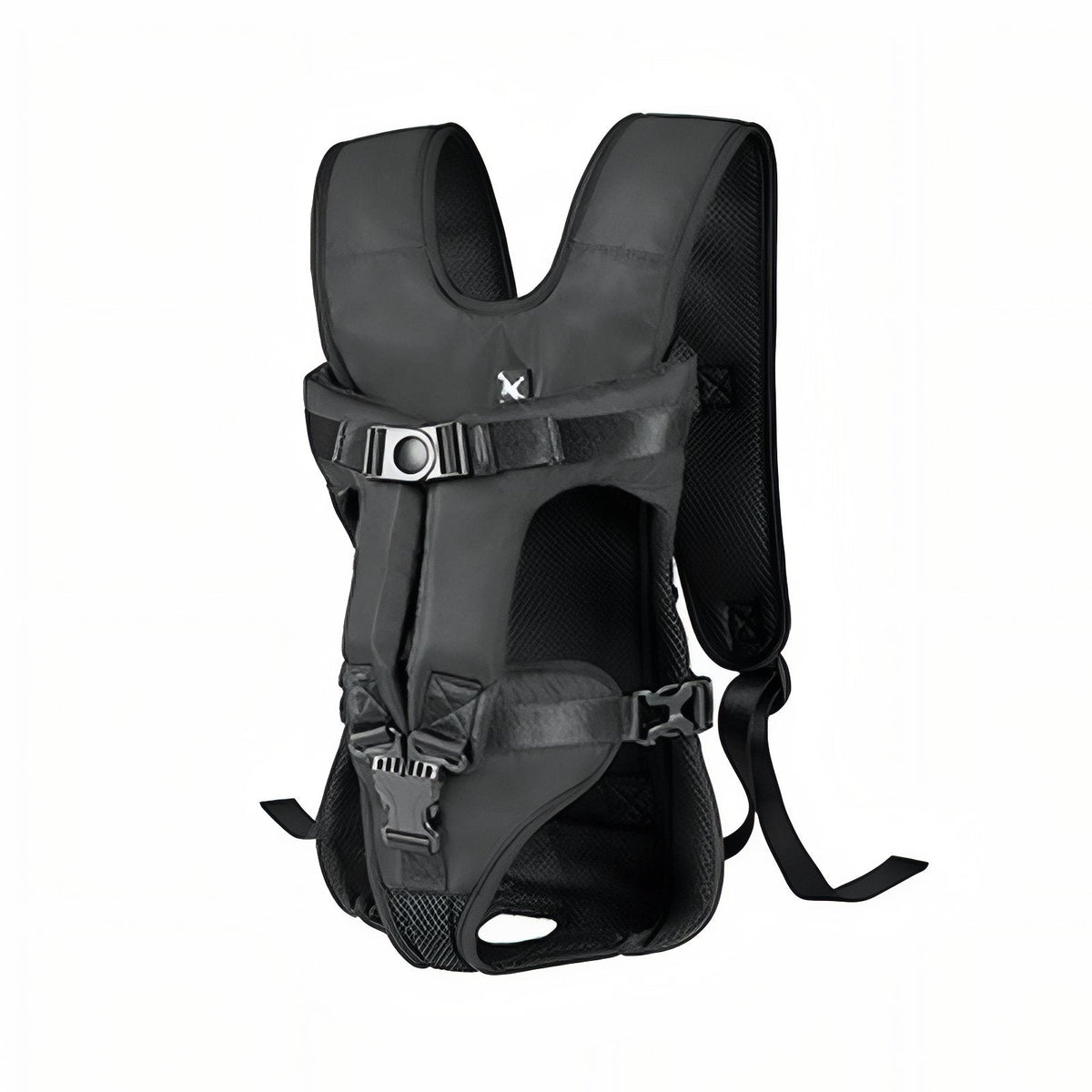 Porte Chien Ventral Randonnée noir mat