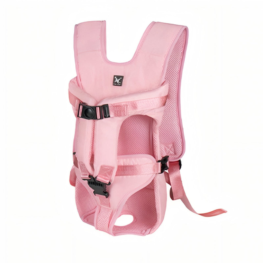 Porte Chien Ventral Randonnée rose pâle