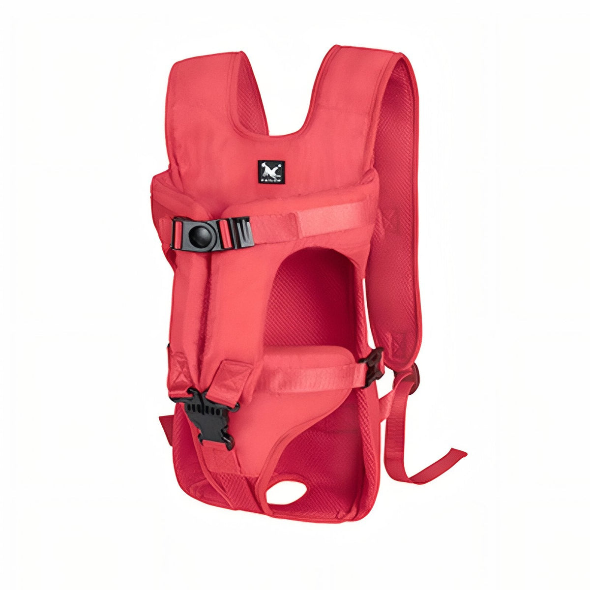 Porte Chien Ventral Randonnée rouge cerise