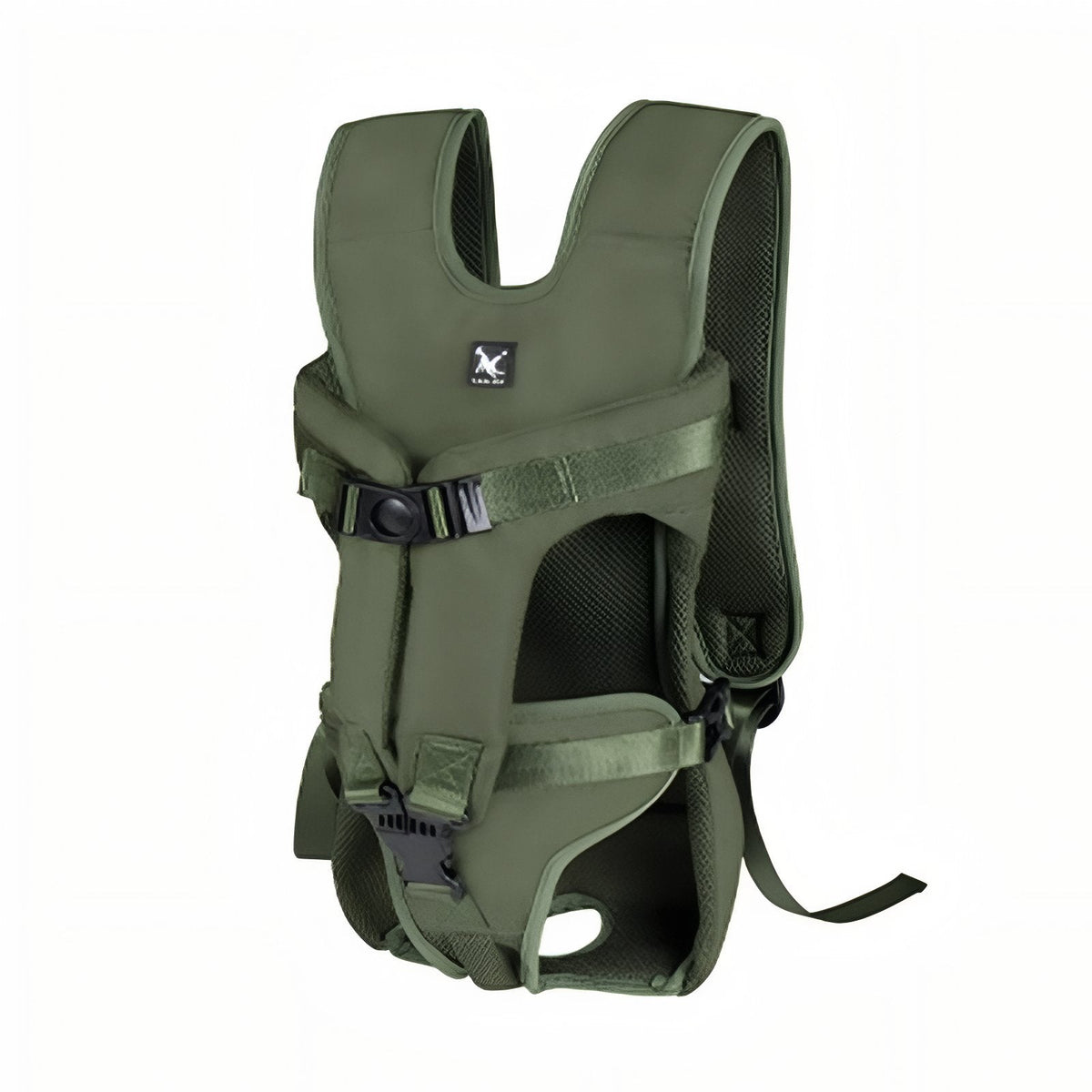 Porte Chien Ventral Randonnée vert olive
