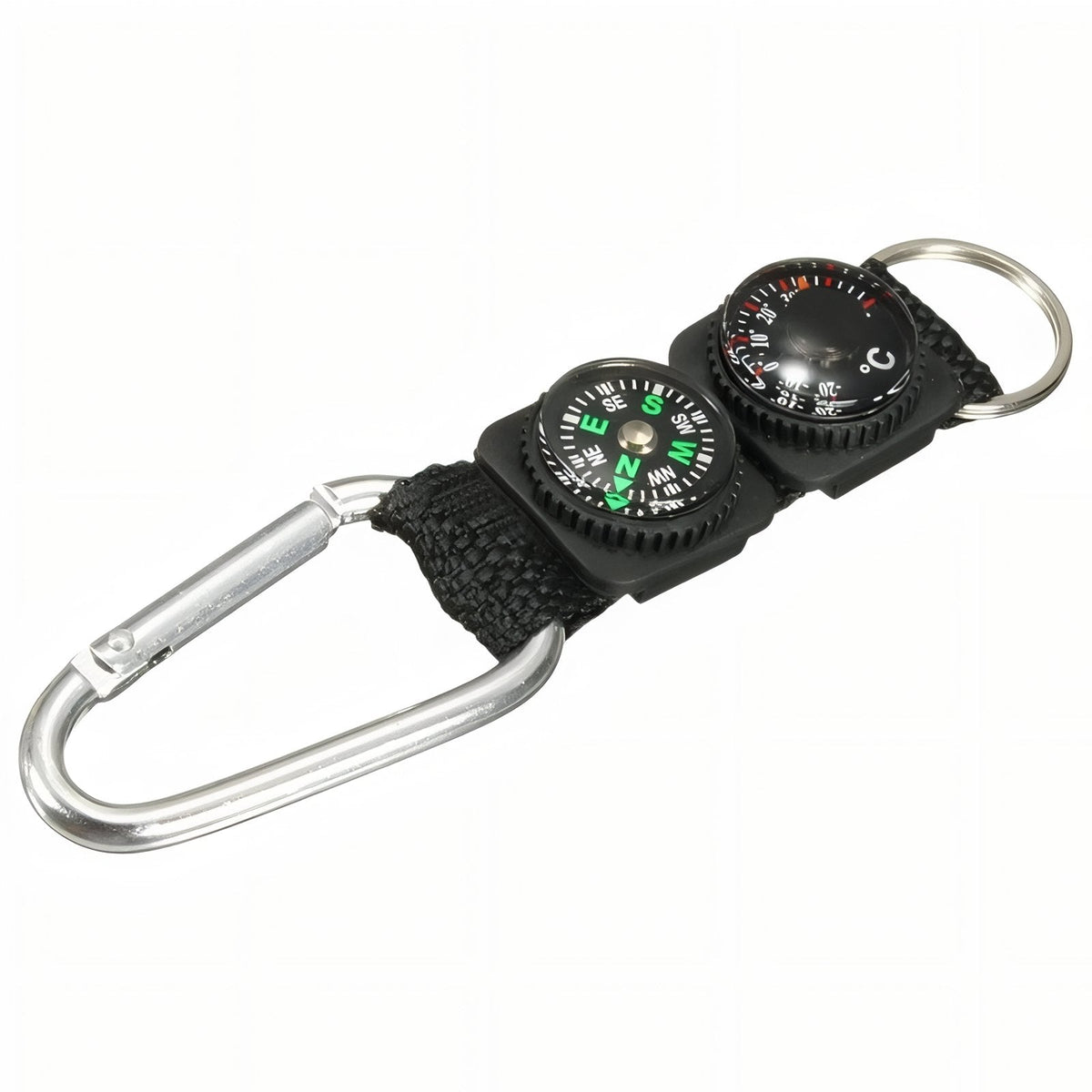 Porte-Clé Boussole Et Thermomètre