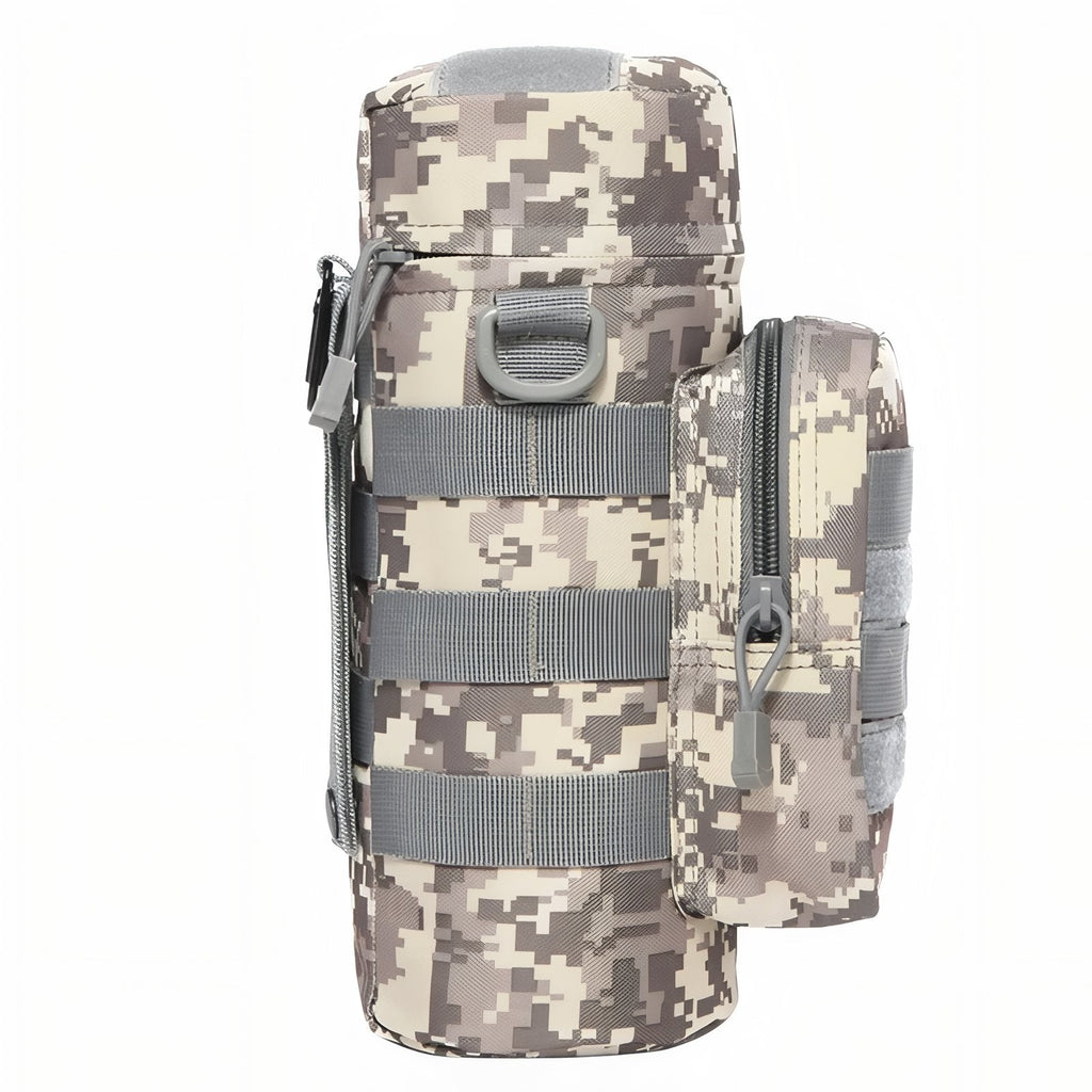 Porte Gourde Militaire beige et gris
