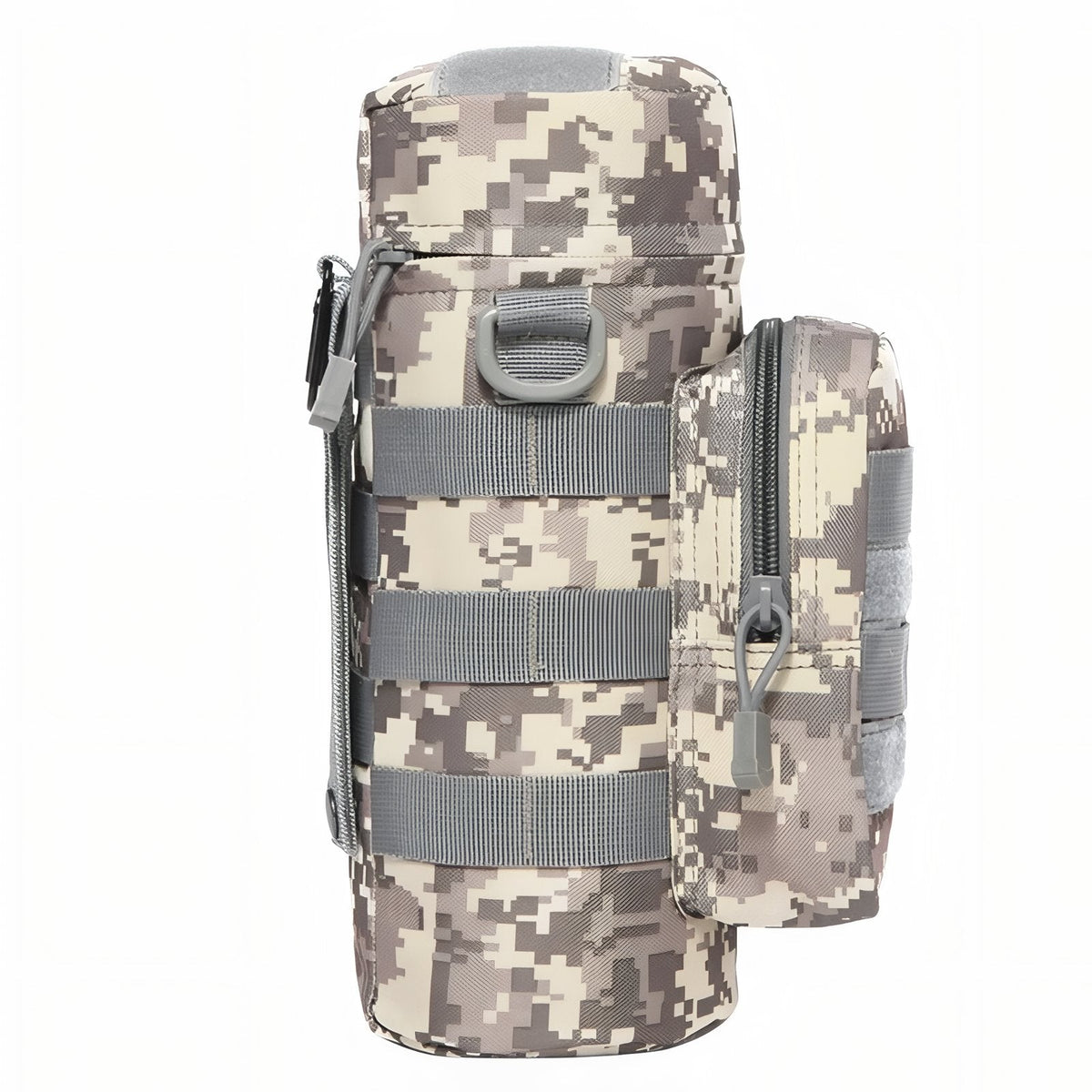 Porte Gourde Militaire beige et gris