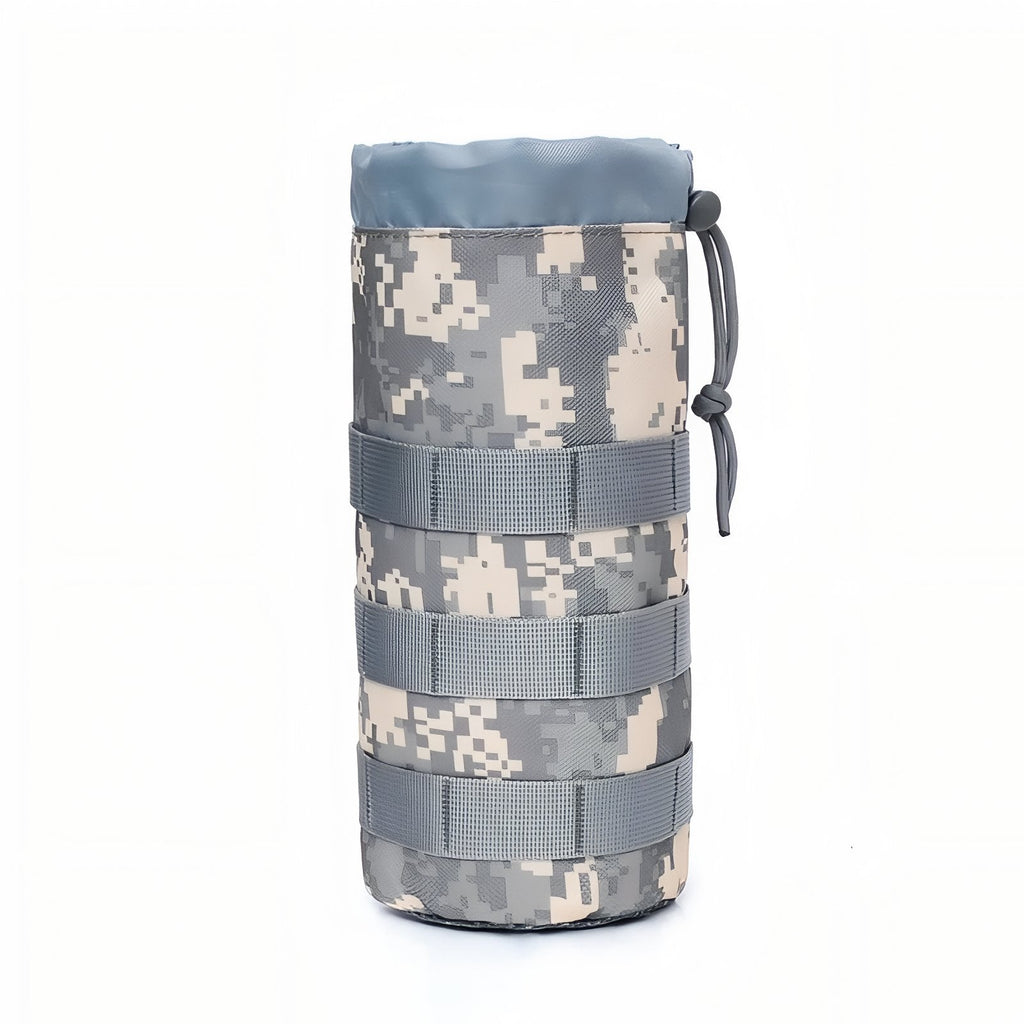 Porte Gourde Sac à Dos gris camouflage