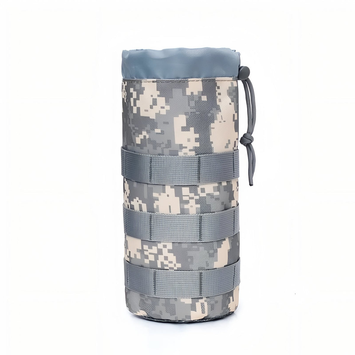 Porte Gourde Sac à Dos gris camouflage
