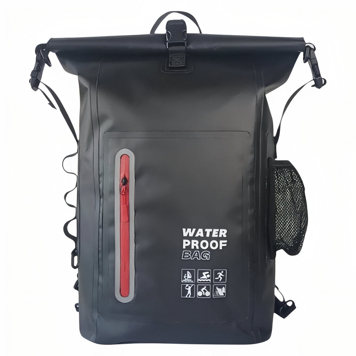 Sac à Dos Étanche Randonnée 30L noir