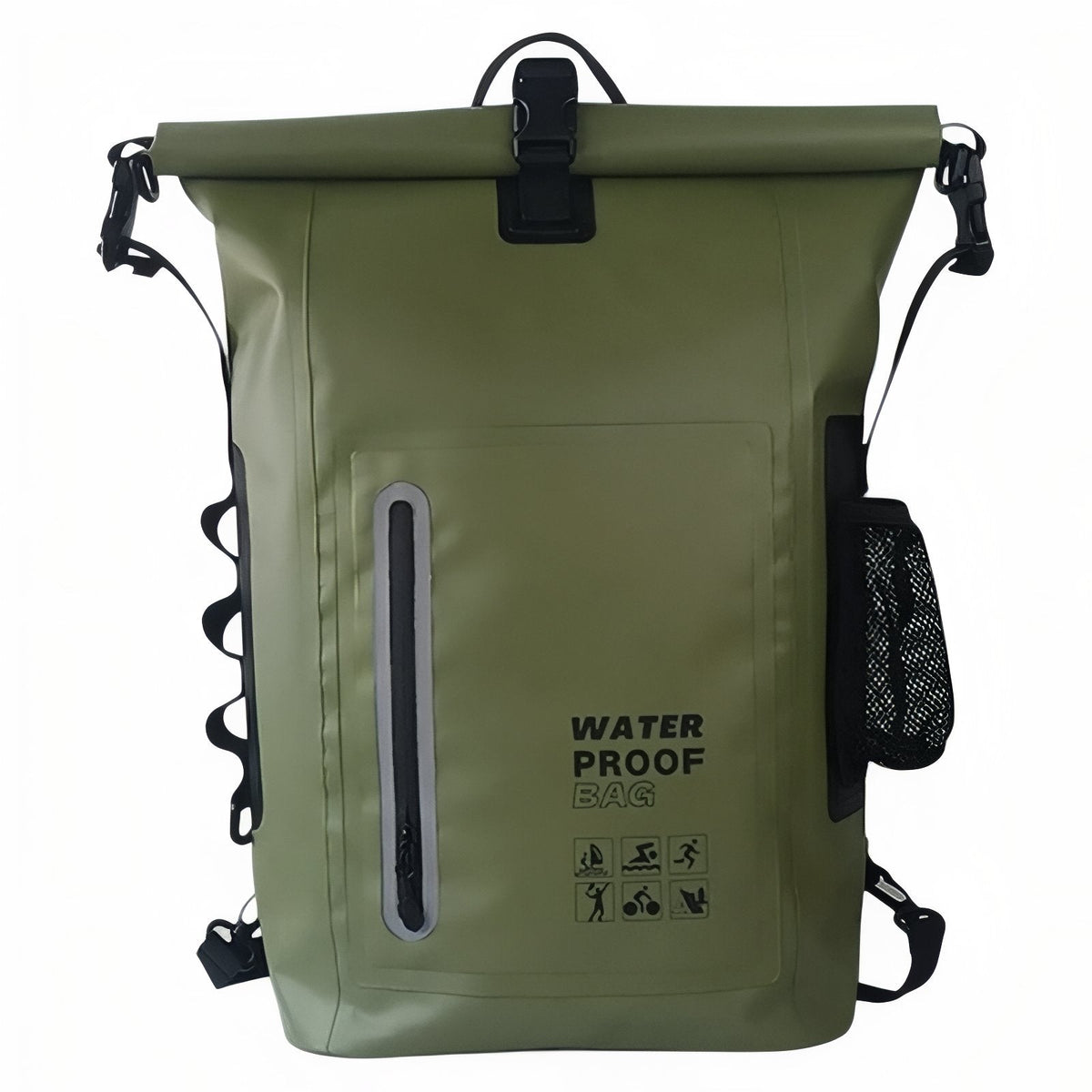 Sac à Dos Étanche Randonnée 30L vert olive