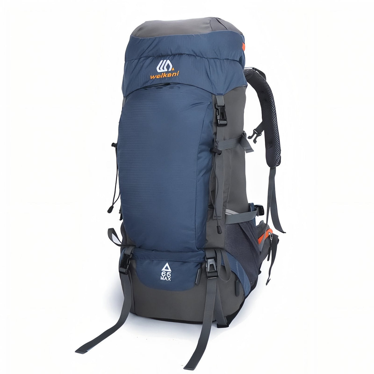 Sac à Dos Grande Randonnée 65L bleu marine