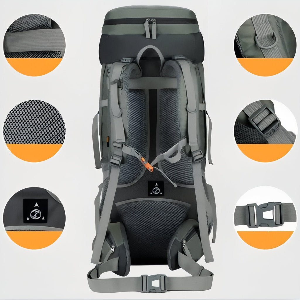 Sac à Dos Imperméable Randonnée 75L — photo 6