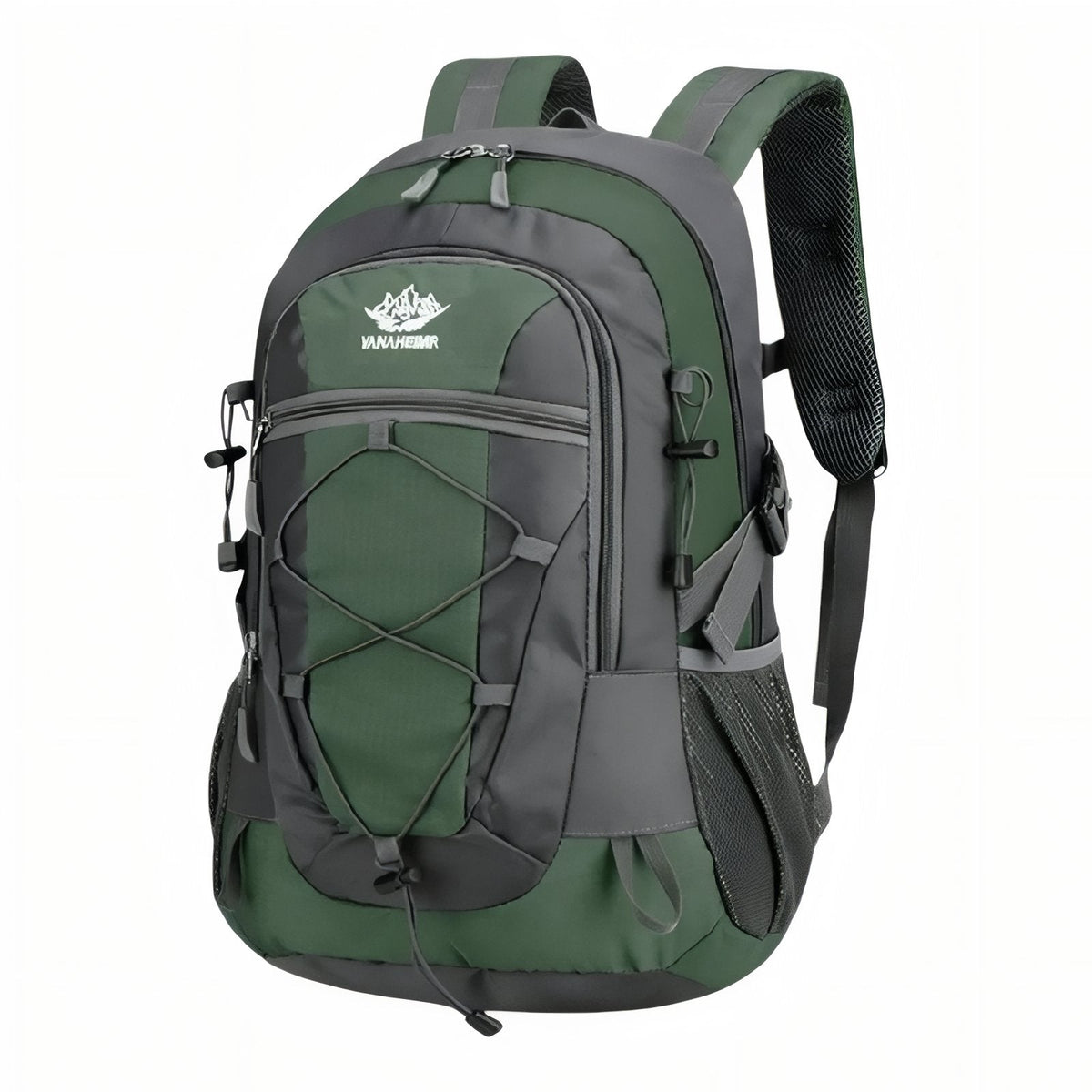 Sac à Dos Léger Pour Randonnée 30L vert foncé et gris