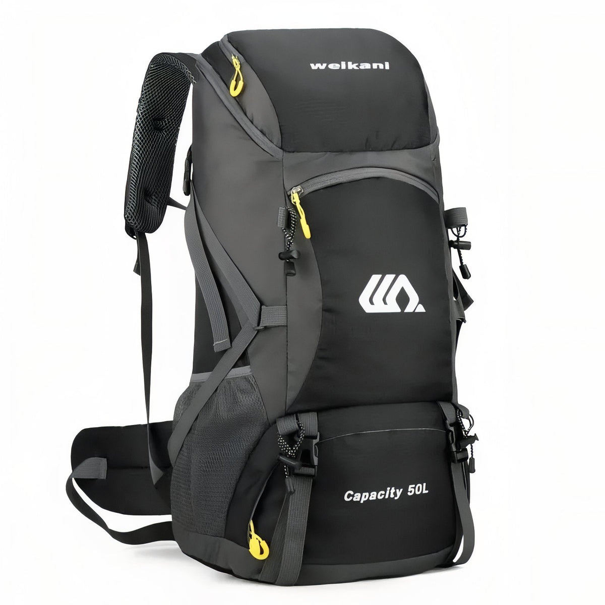 Sac a Dos Léger Randonnée 50 litres noir
