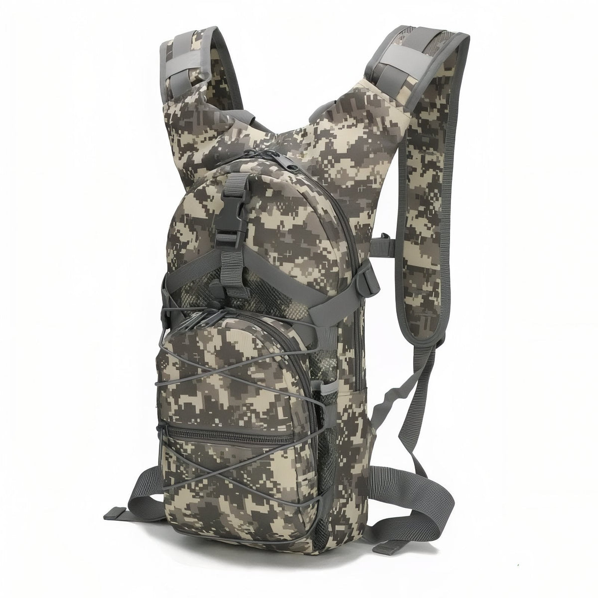 Sac à Dos Militaire 25 Litres gris camouflage