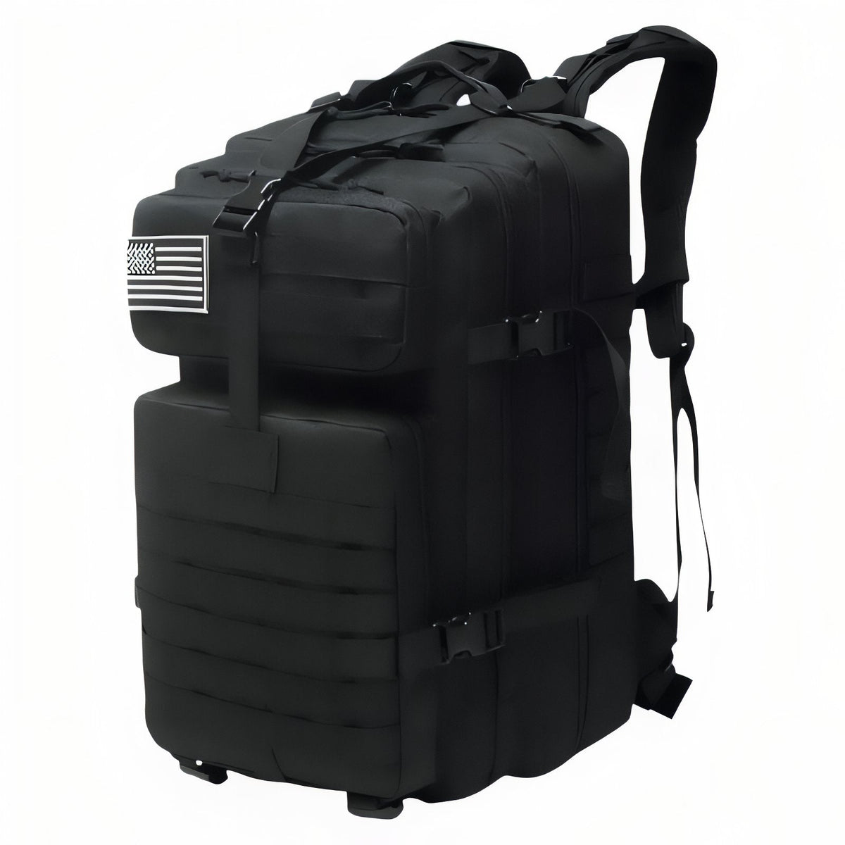 Sac à Dos Militaire Imperméable 30L/50L noir (50l)