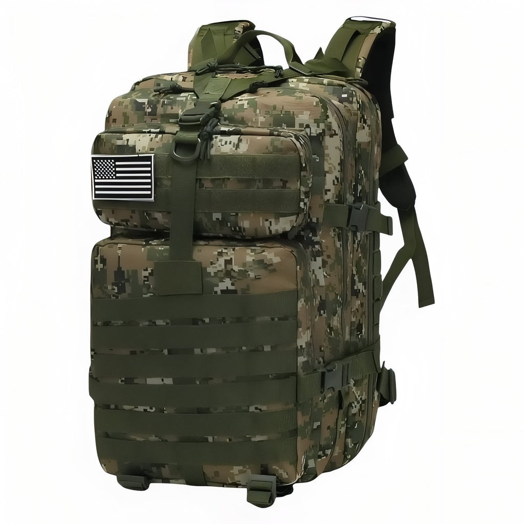 Sac à Dos Militaire Imperméable 30L/50L vert camouflage (50l)