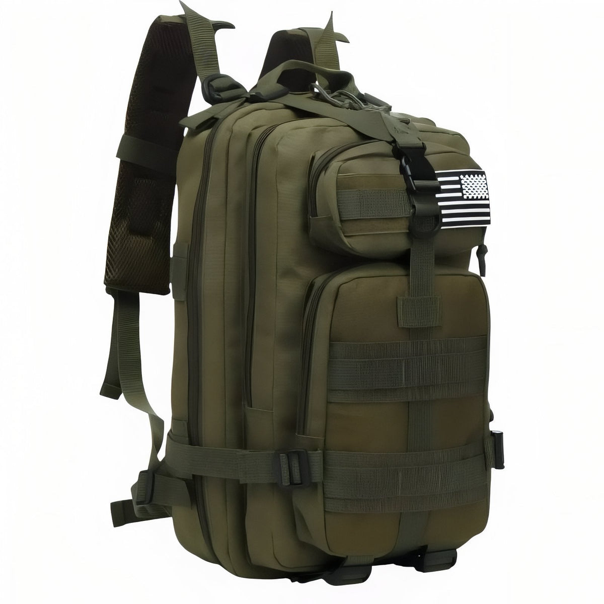 Sac à Dos Militaire Imperméable 30L/50L vert olive (30l)