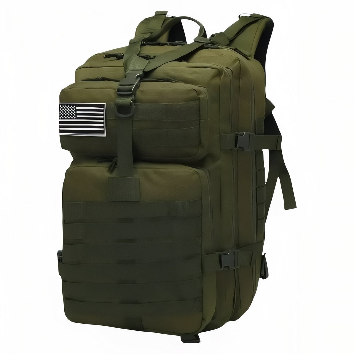 Sac à Dos Militaire Imperméable 30L/50L vert olive (50l)