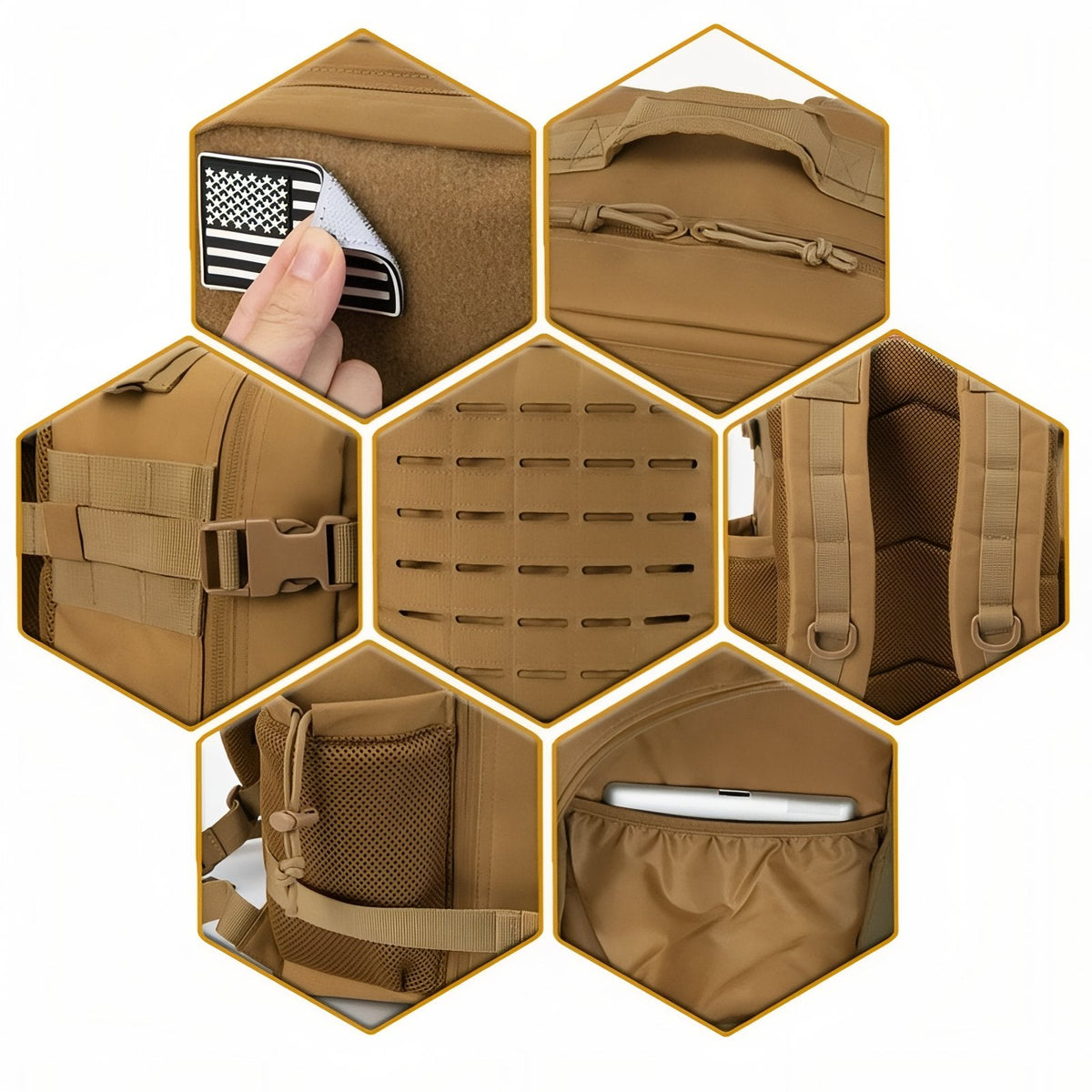 Sac à Dos Militaire Sable 25L — photo 7