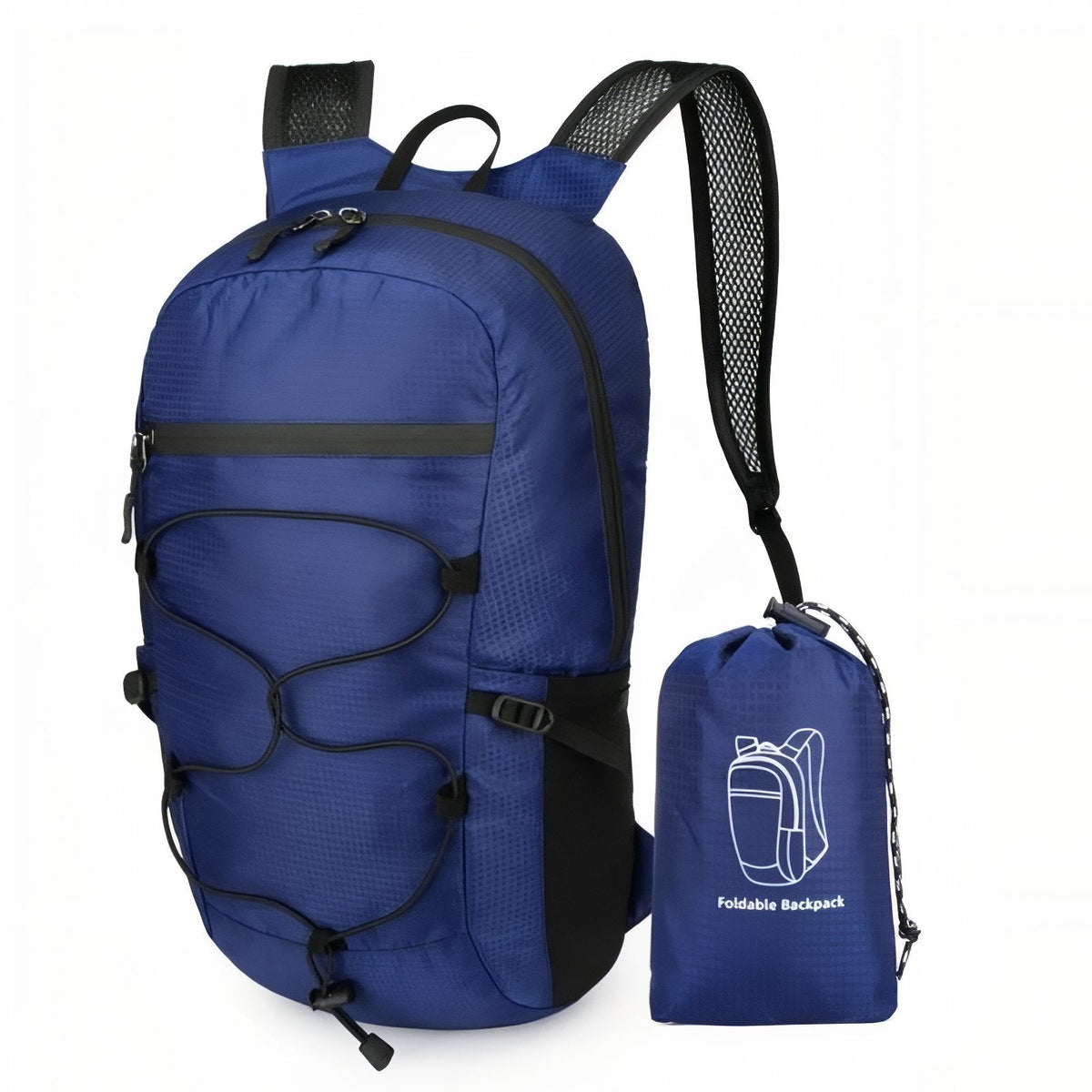 Sac à Dos Pliable et Imperméable bleu marine
