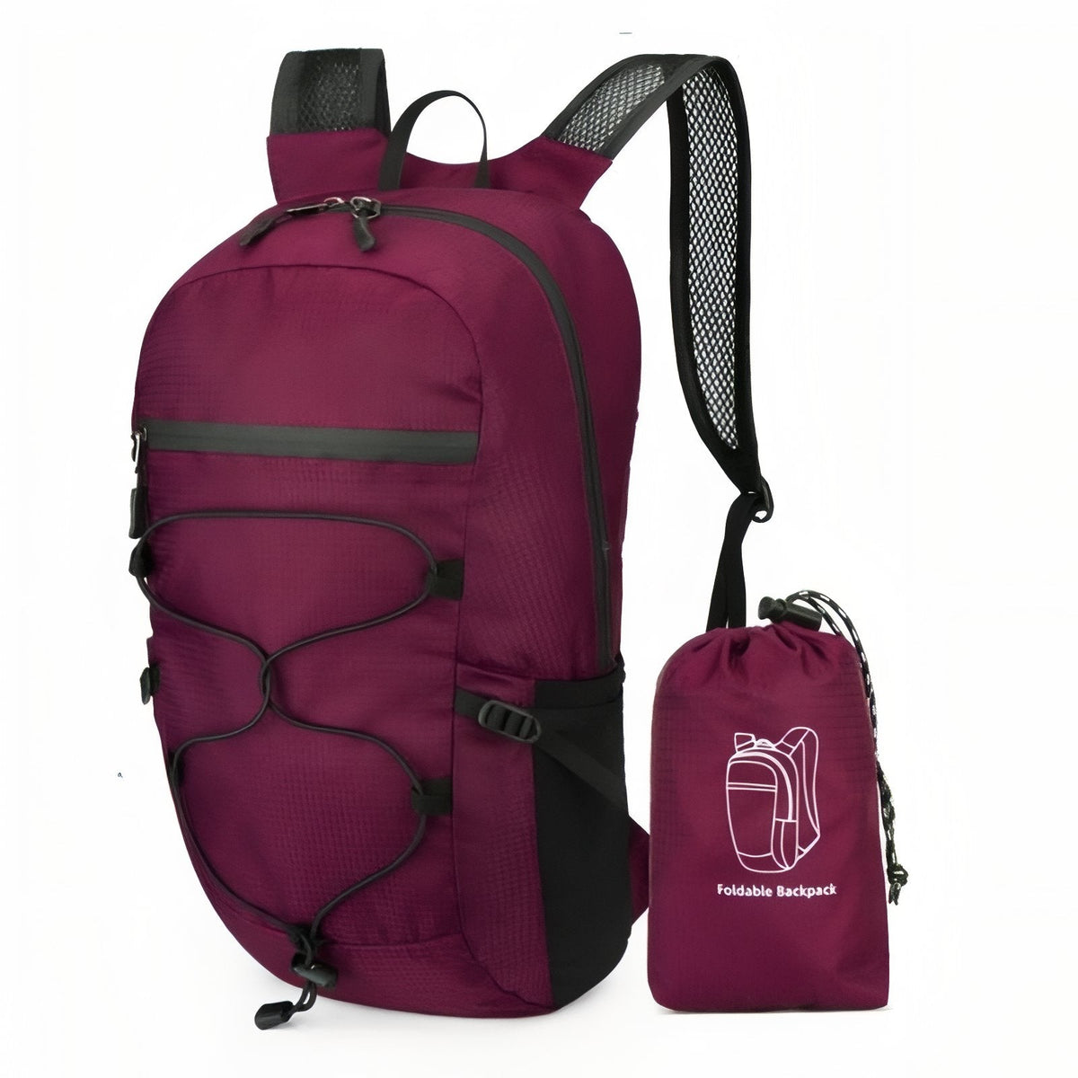 Sac à Dos Pliable et Imperméable violet