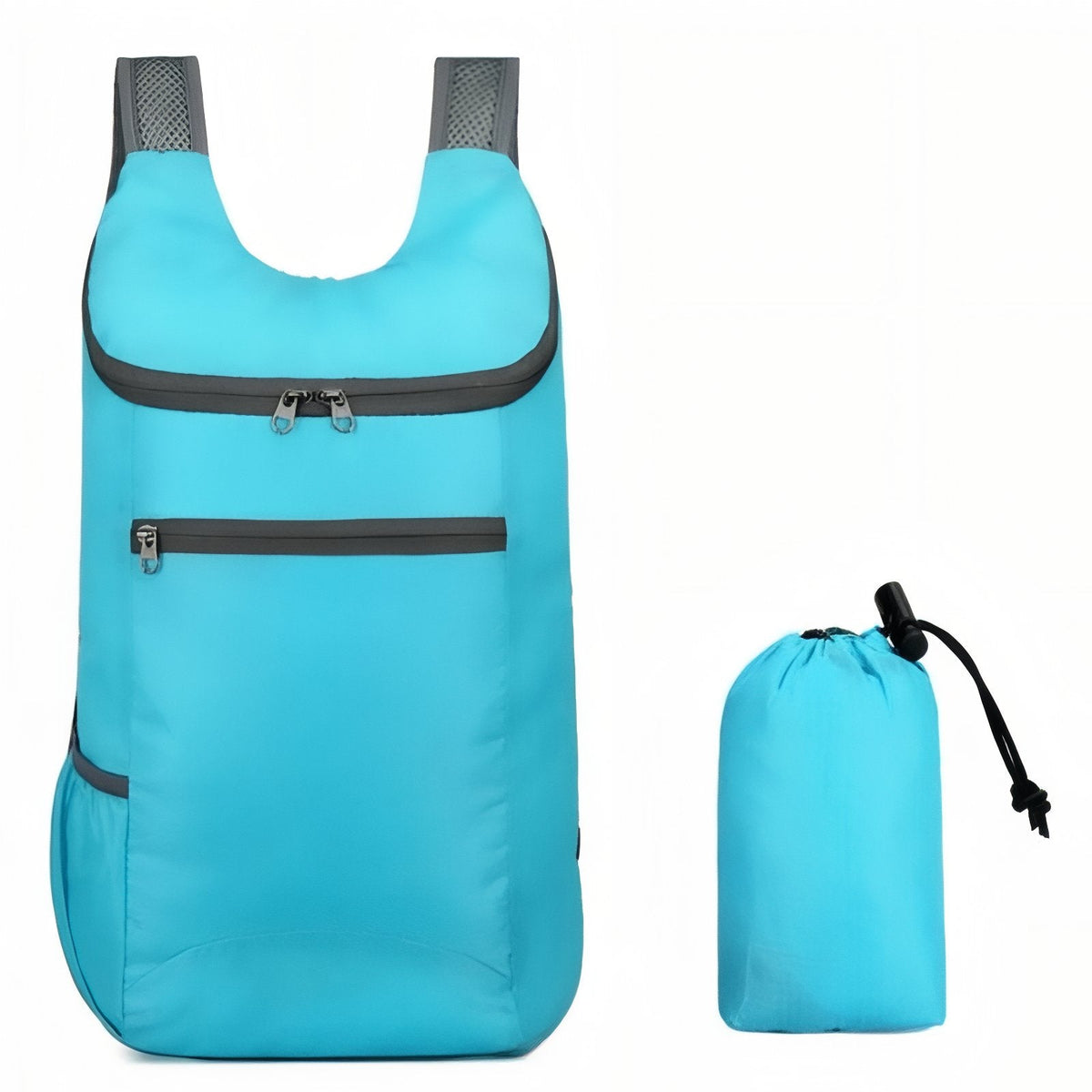 Sac à Dos Pliable Waterproof bleu ciel
