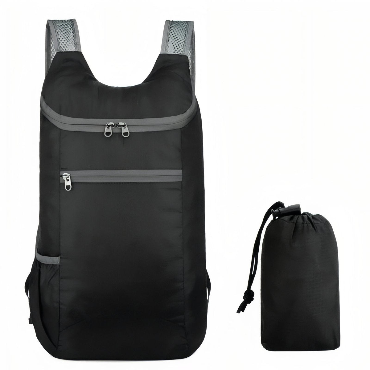 Sac à Dos Pliable Waterproof noir 1