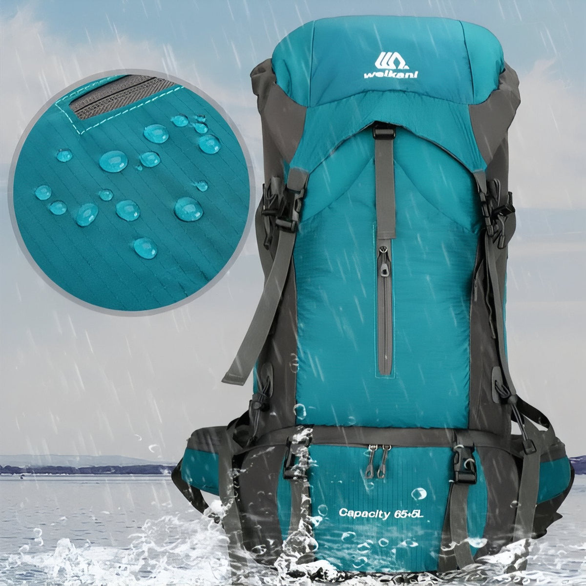 Sac à Dos Rando Avec Protection Pluie 70L — photo 13