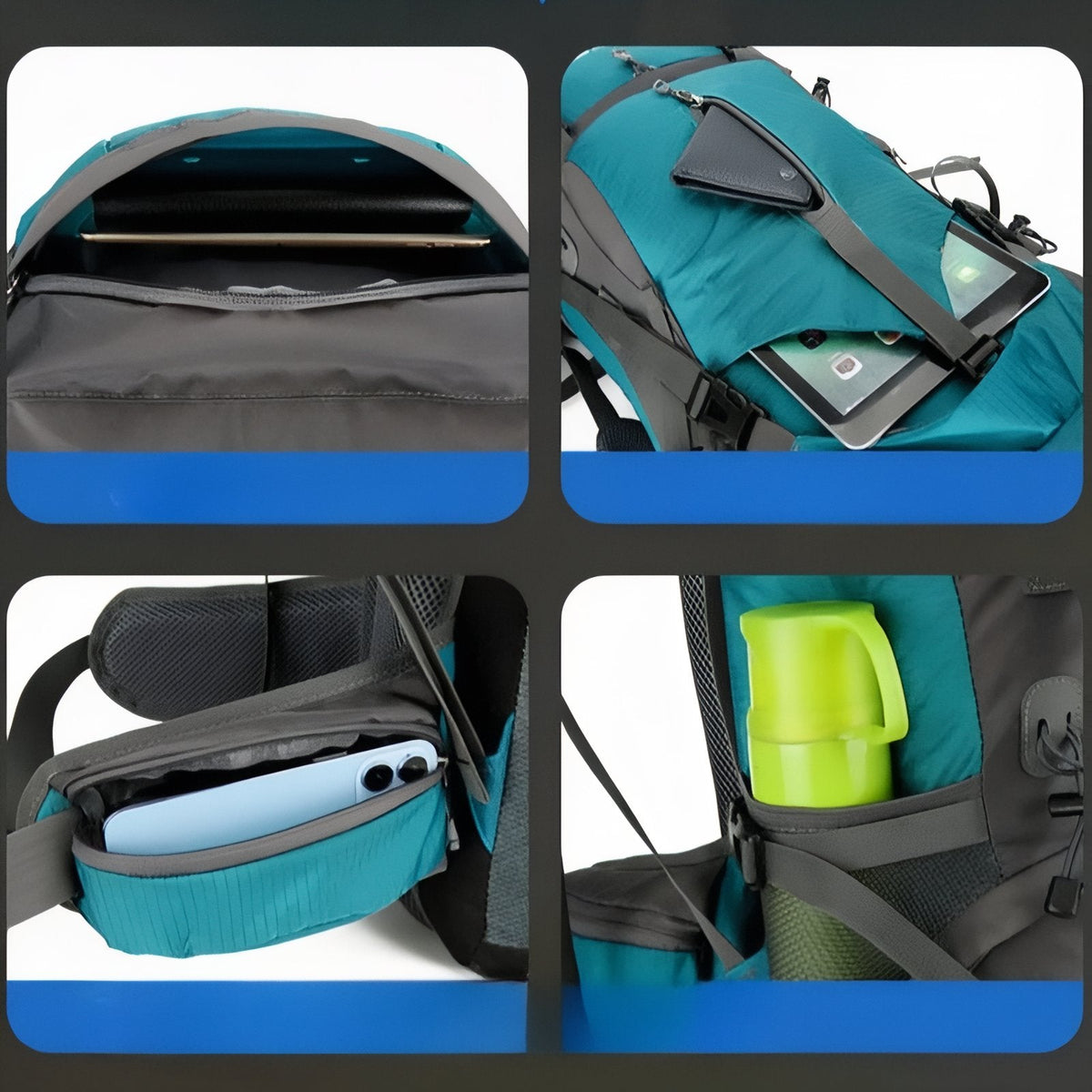 Sac à Dos Rando Avec Protection Pluie 70L — photo 15