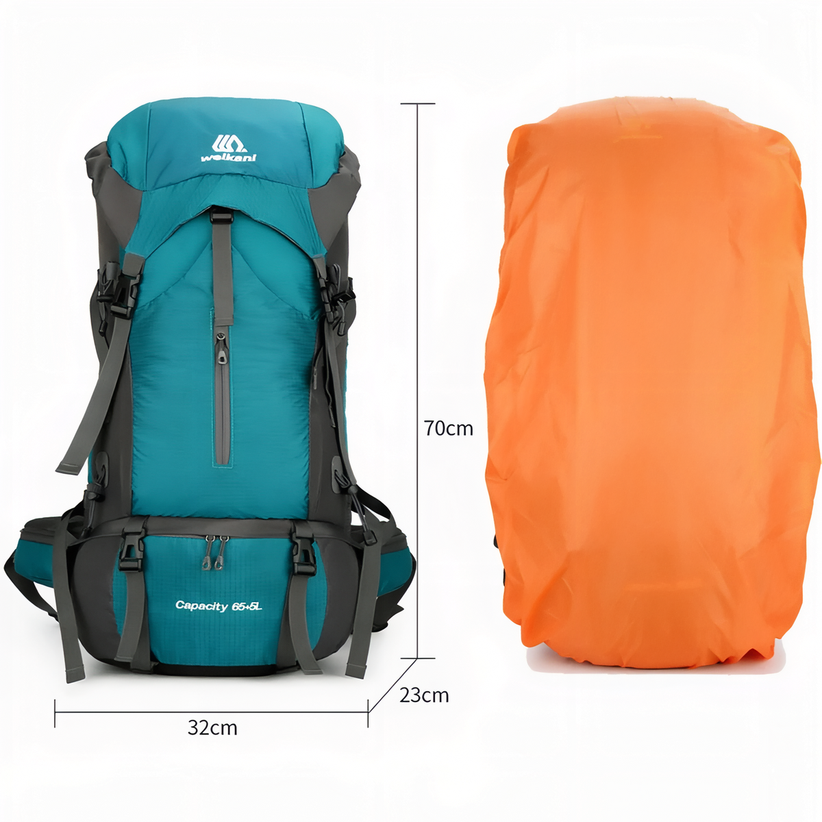 Sac à Dos Rando Avec Protection Pluie 70L — photo 3