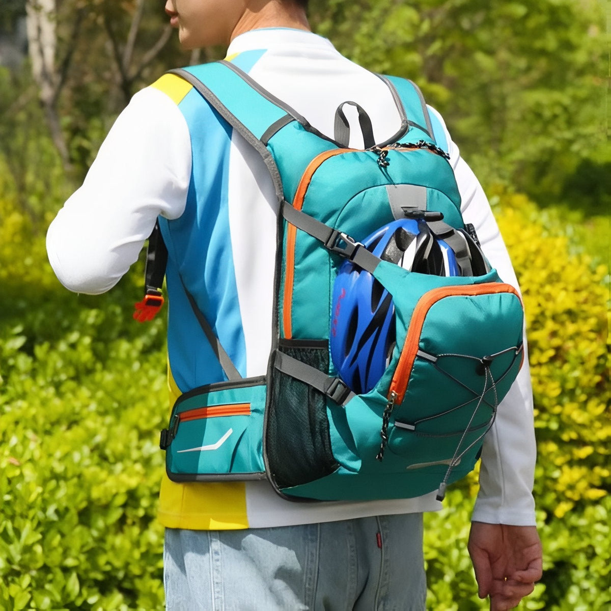 Sac à Dos Randonnée Avec Trou Pour Poche À Eau — photo 9