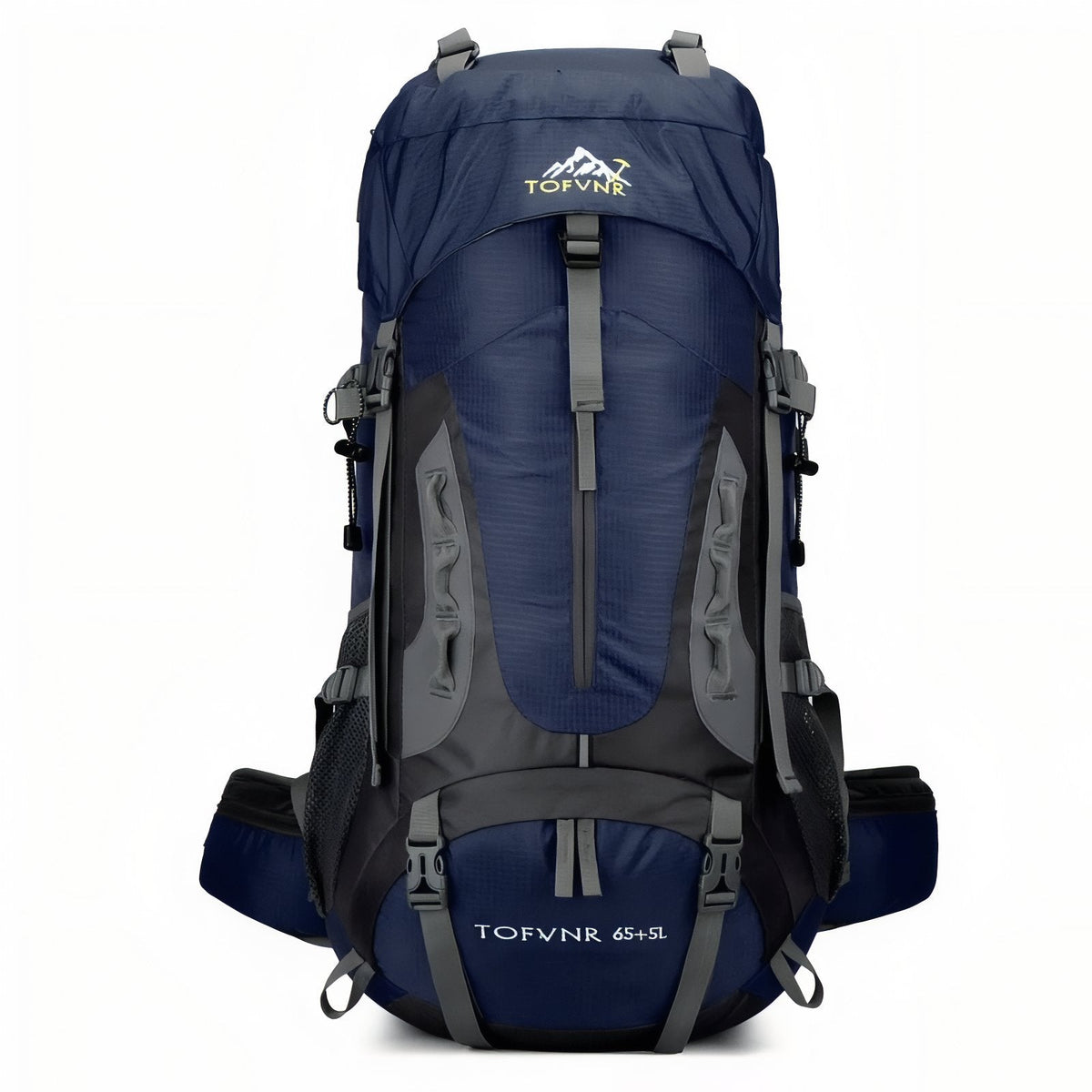 Sac à Dos Randonnée Homme 70L bleu marine