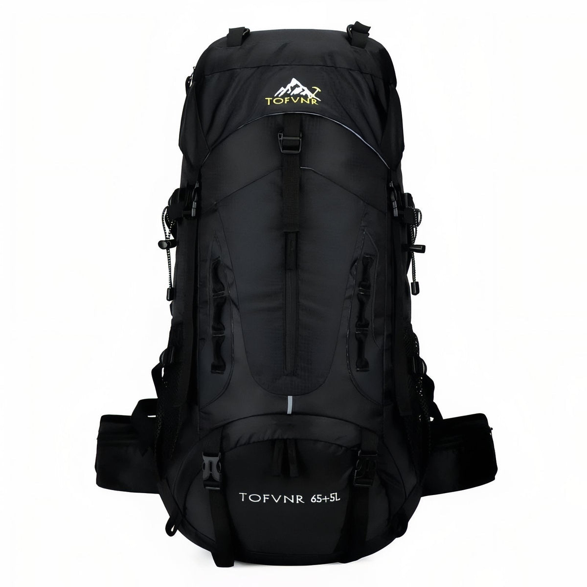 Sac à Dos Randonnée Homme 70L noir profond