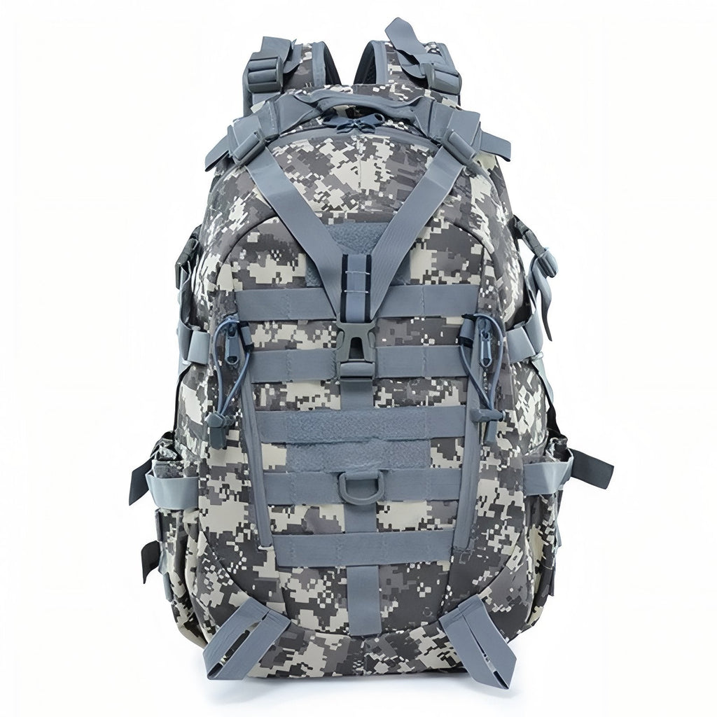Sac à Dos Randonnée Militaire 40L gris camouflage