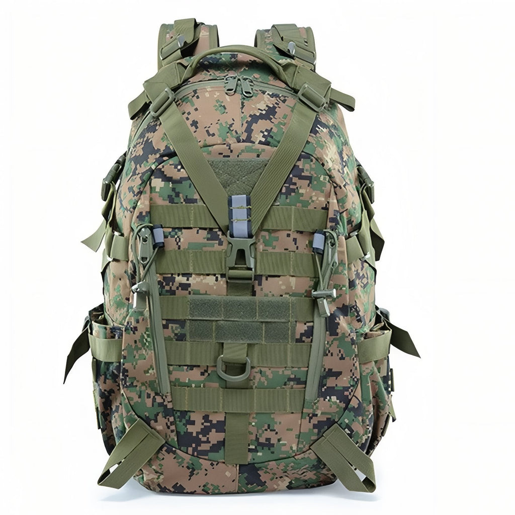 Sac à Dos Randonnée Militaire 40L vert camouflage