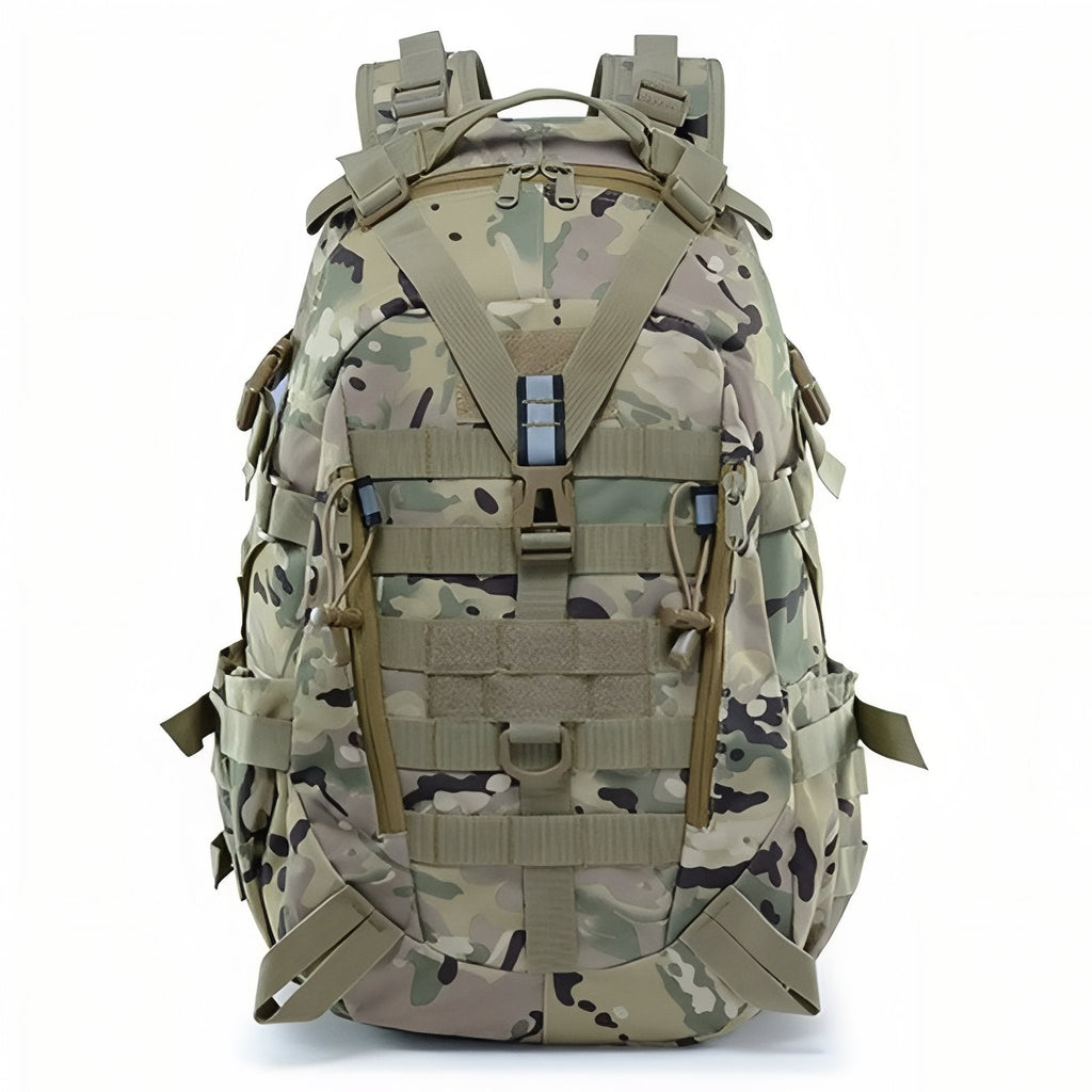Sac à Dos Randonnée Militaire 40L vert clair camouflage