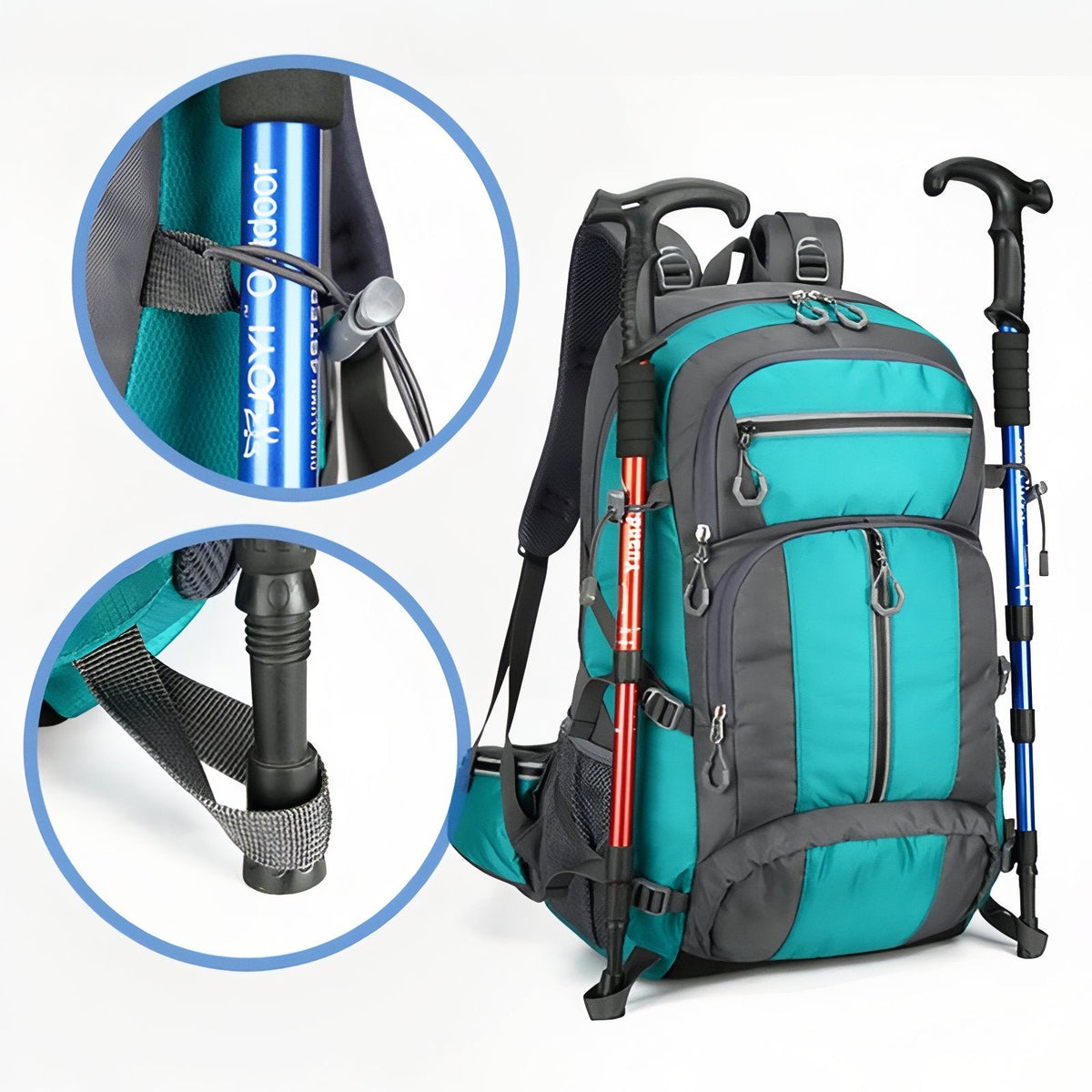 Sac à Dos Randonnée Multi-Poches 55L — photo 2