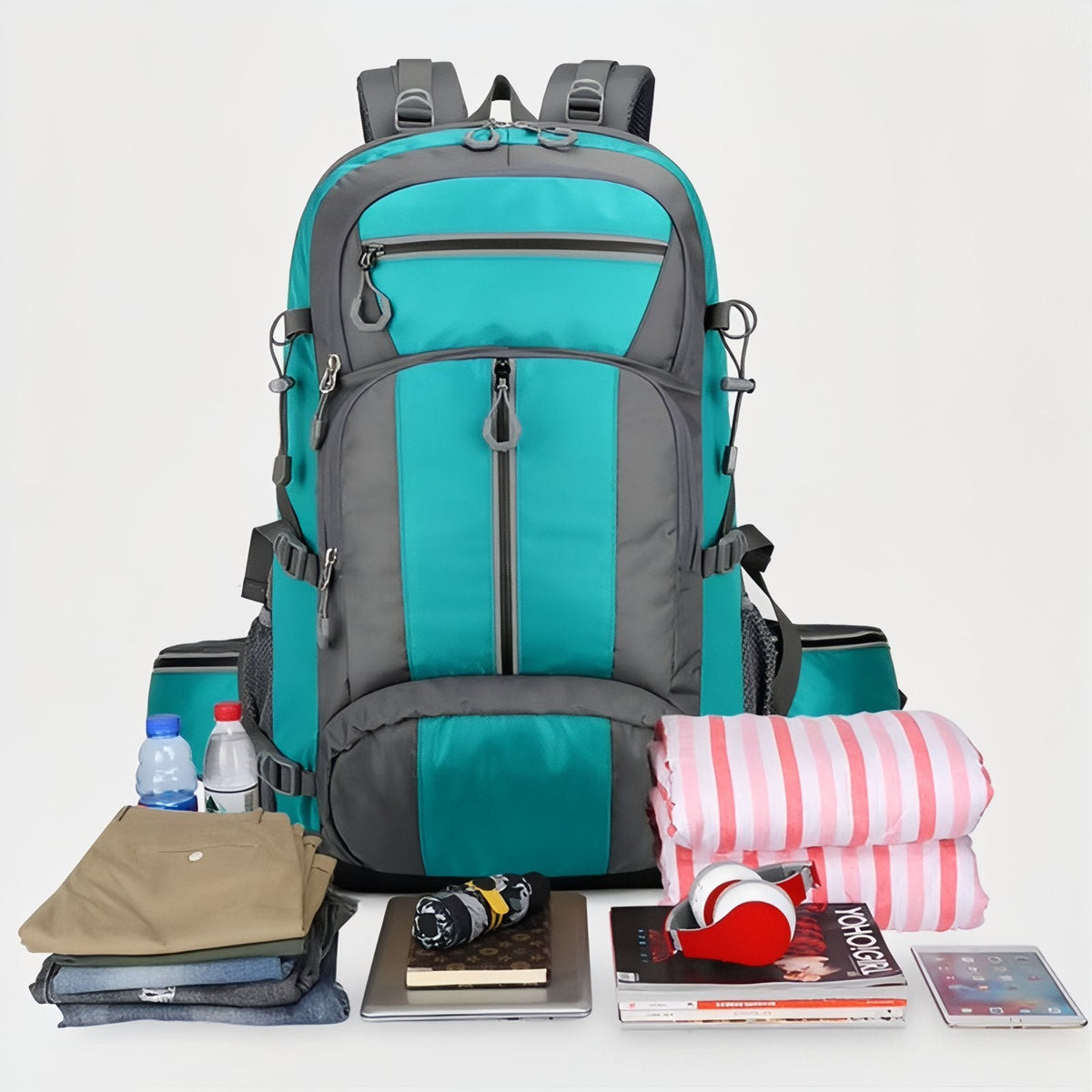 Sac à Dos Randonnée Multi-Poches 55L — photo 8