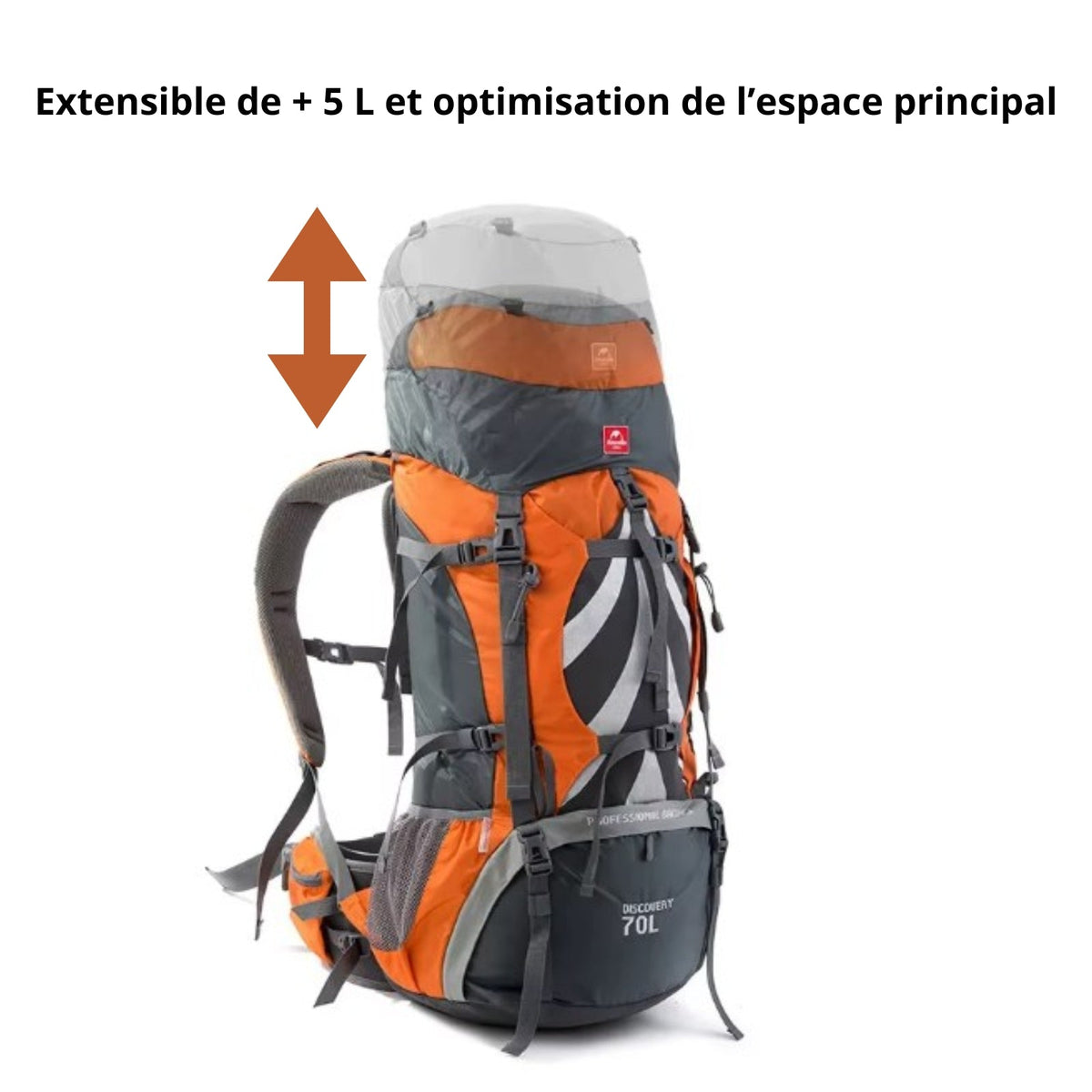 Sac à Dos Randonnée Pro Homme 75L — photo 9