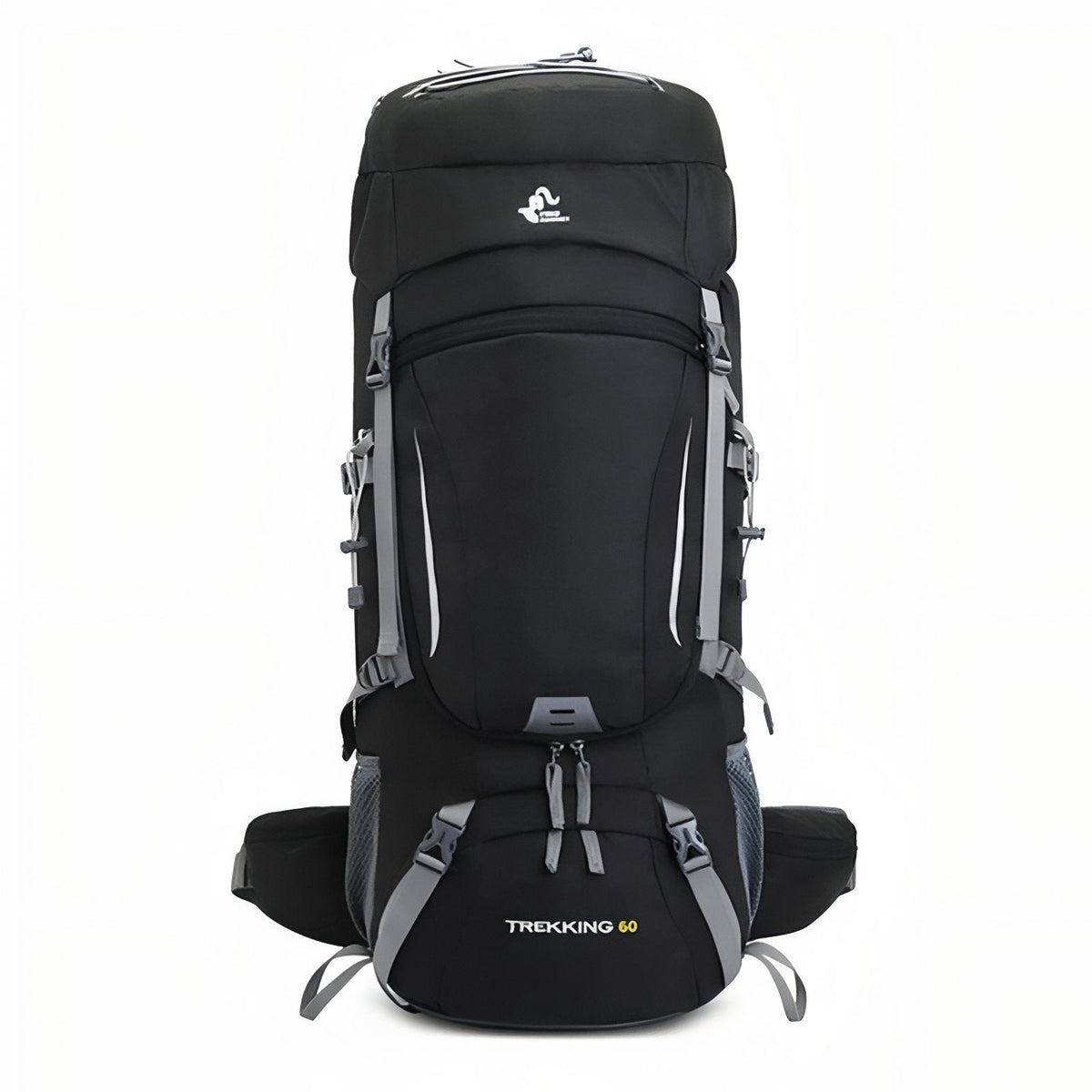 Sac à Dos Randonnée Respirant 60 Litres noir