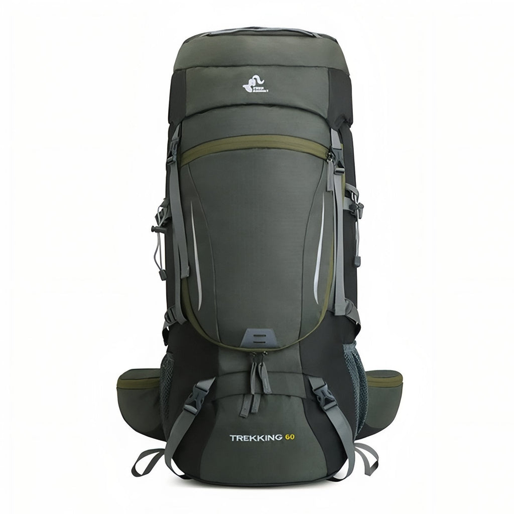 Sac à Dos Randonnée Respirant 60 Litres vert