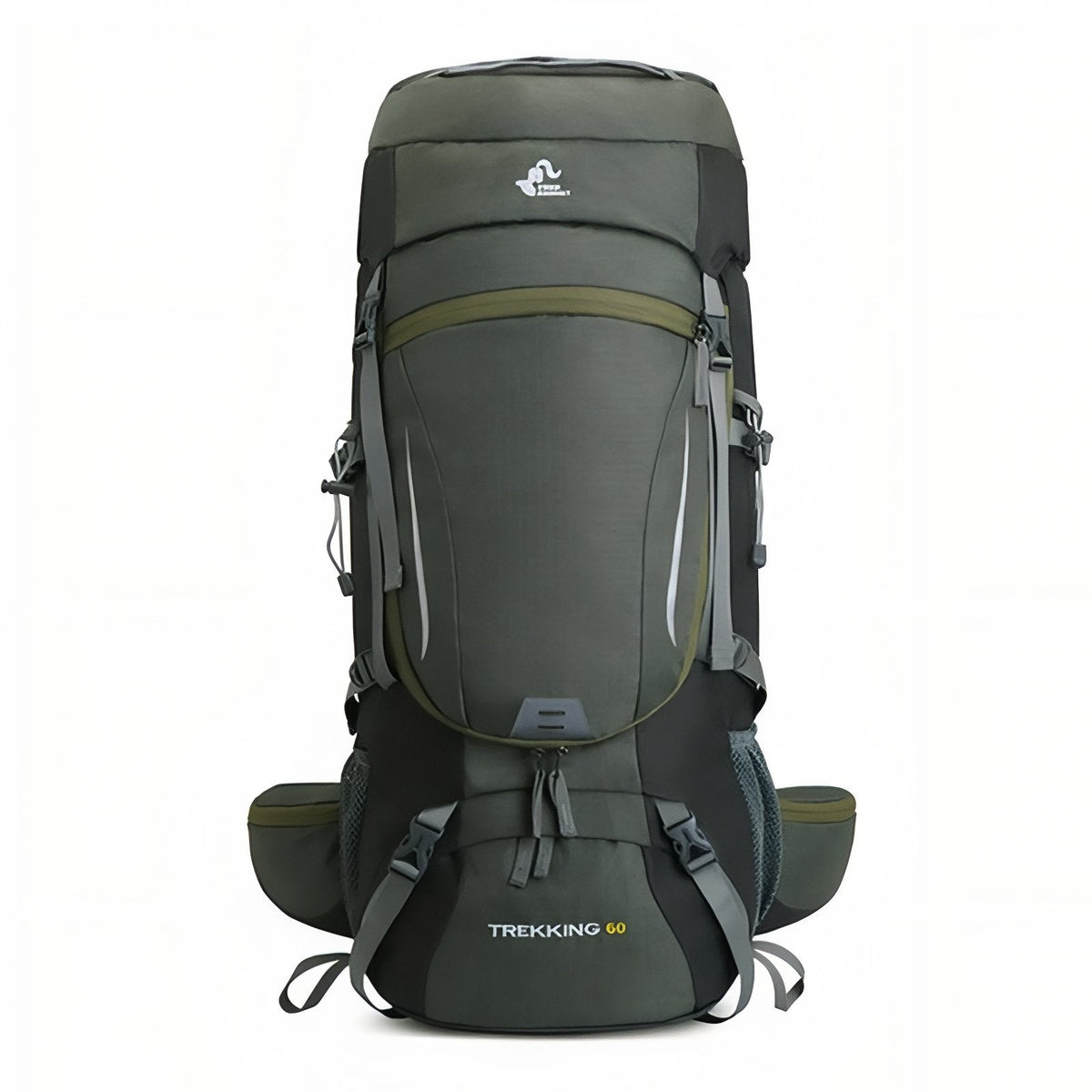 Sac à Dos Randonnée Respirant 60 Litres vert