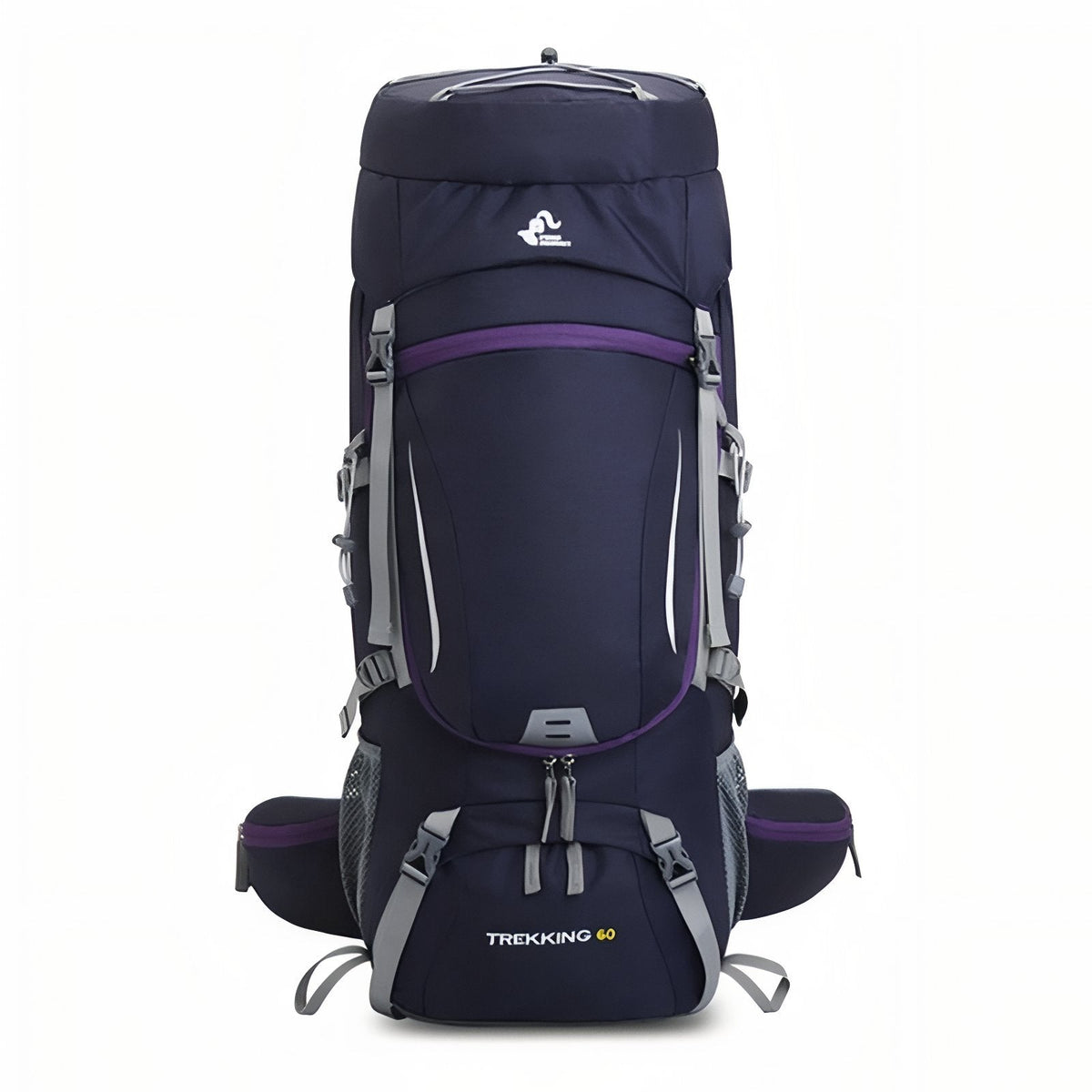 Sac à Dos Randonnée Respirant 60 Litres violet