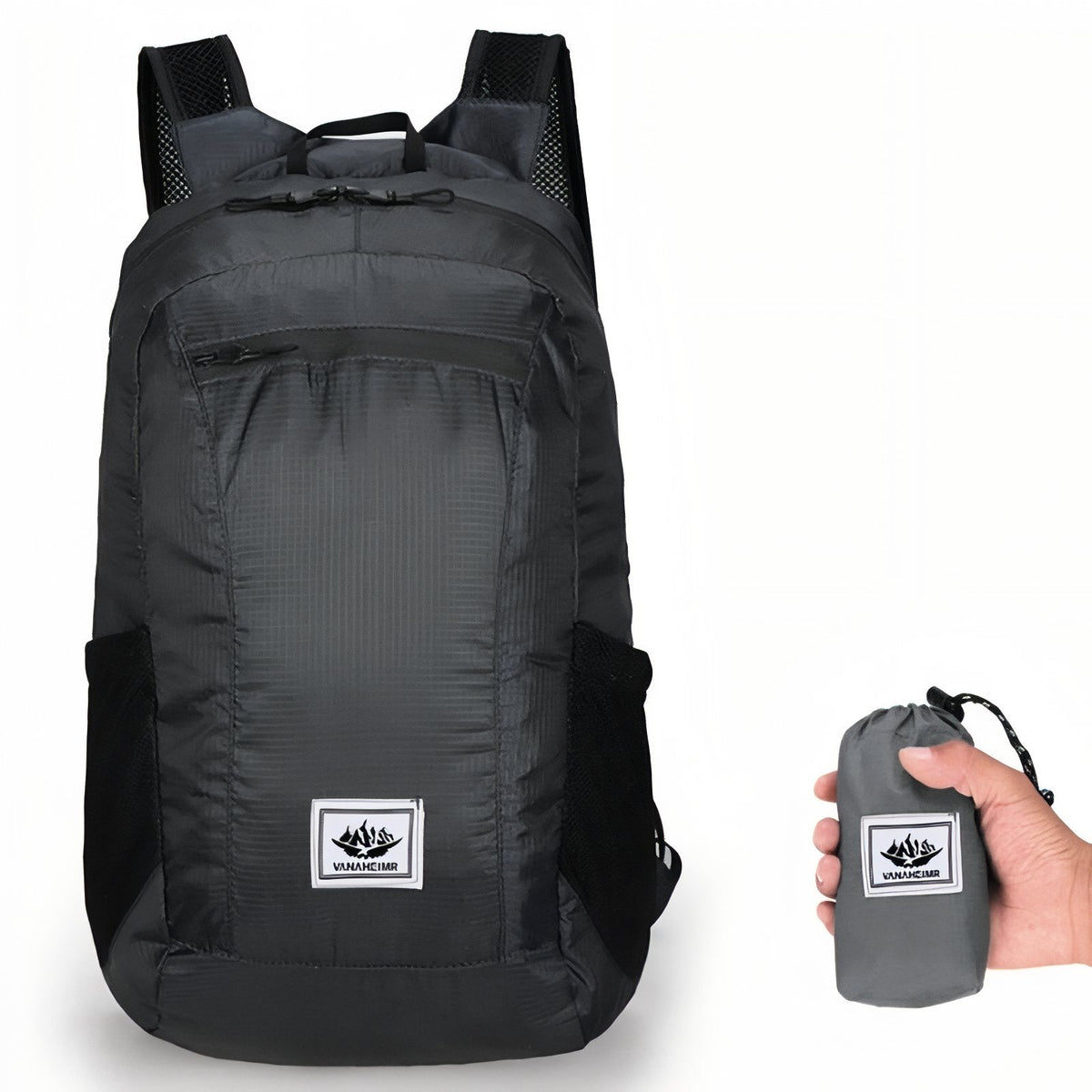 Sac à Dos Randonnée Ultra Léger noir