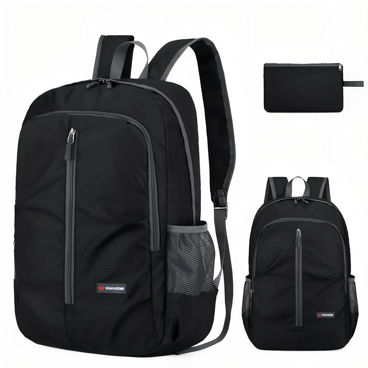Sac à Dos Randonnée Urbaine 30L noir et gris