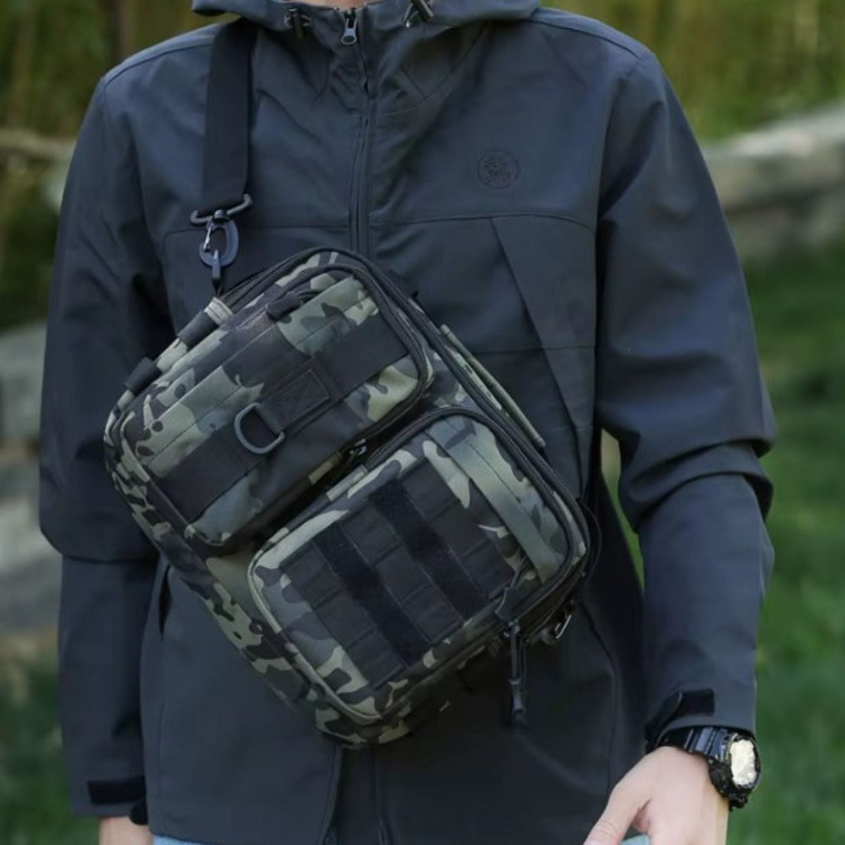 Sac Bandoulière Homme Militaire — photo 10