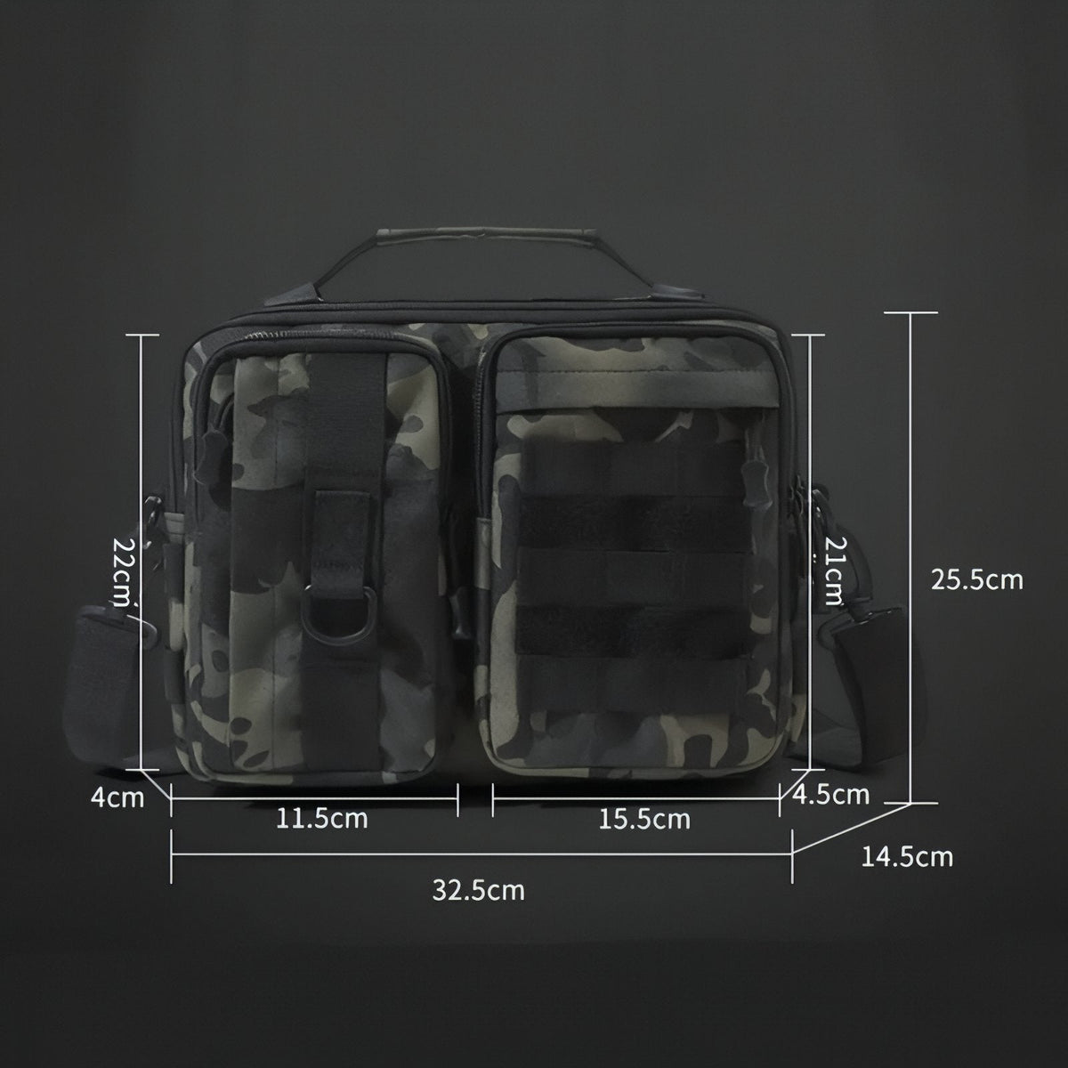 Sac Bandoulière Homme Militaire — photo 2